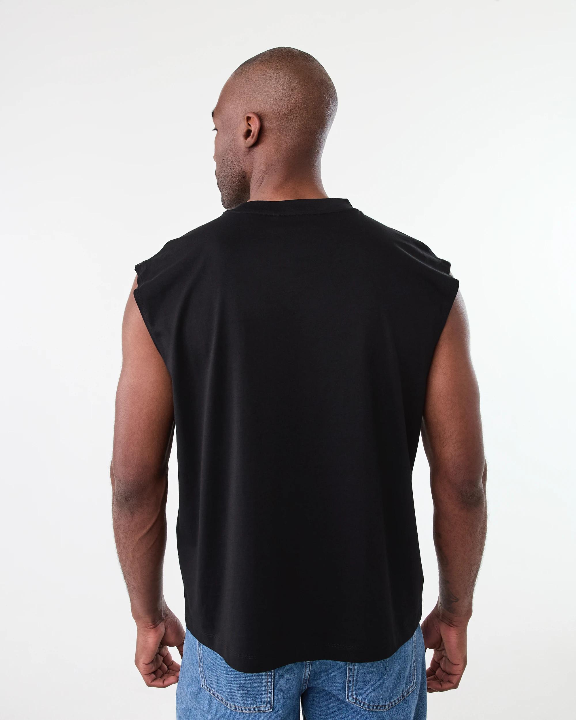 3 Oversized Print Muscle Blk Legacy, 3 of 5