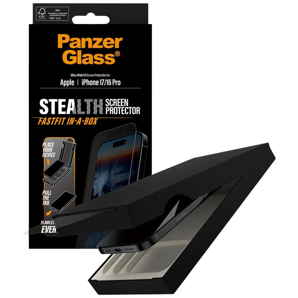 3 PanzerGlass Stealth Screen Protector iPhone 17, 3 of 5