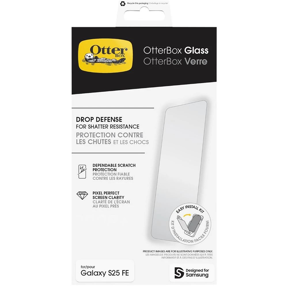 1 Otterbox Screen Protector Samsung Galaxy S25FE, 1 of 3