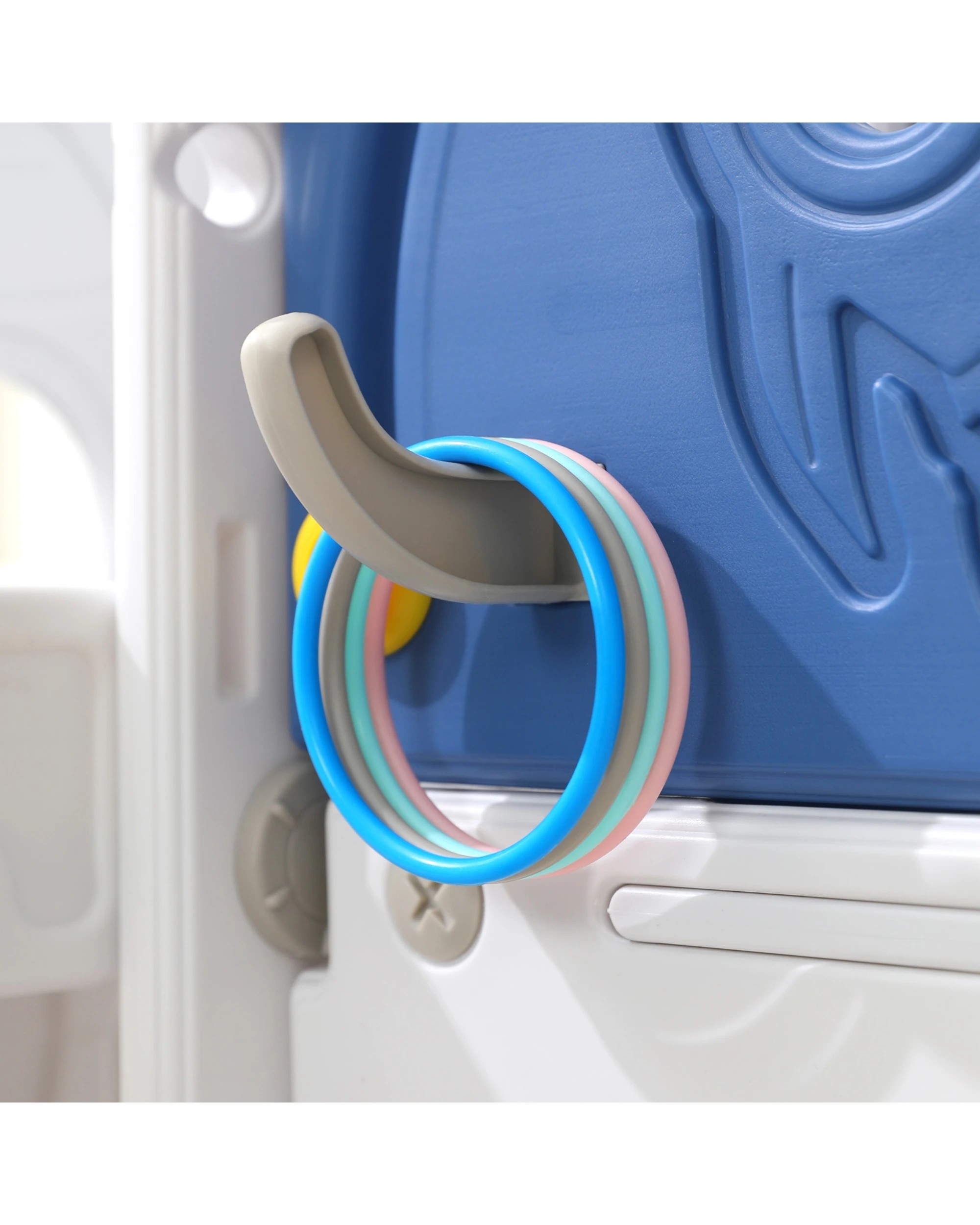 9 9 in 1 L-Shaped Toddler Slide Indoor Baby Slide Kids Playset Outdoor Playground, 9 of 10