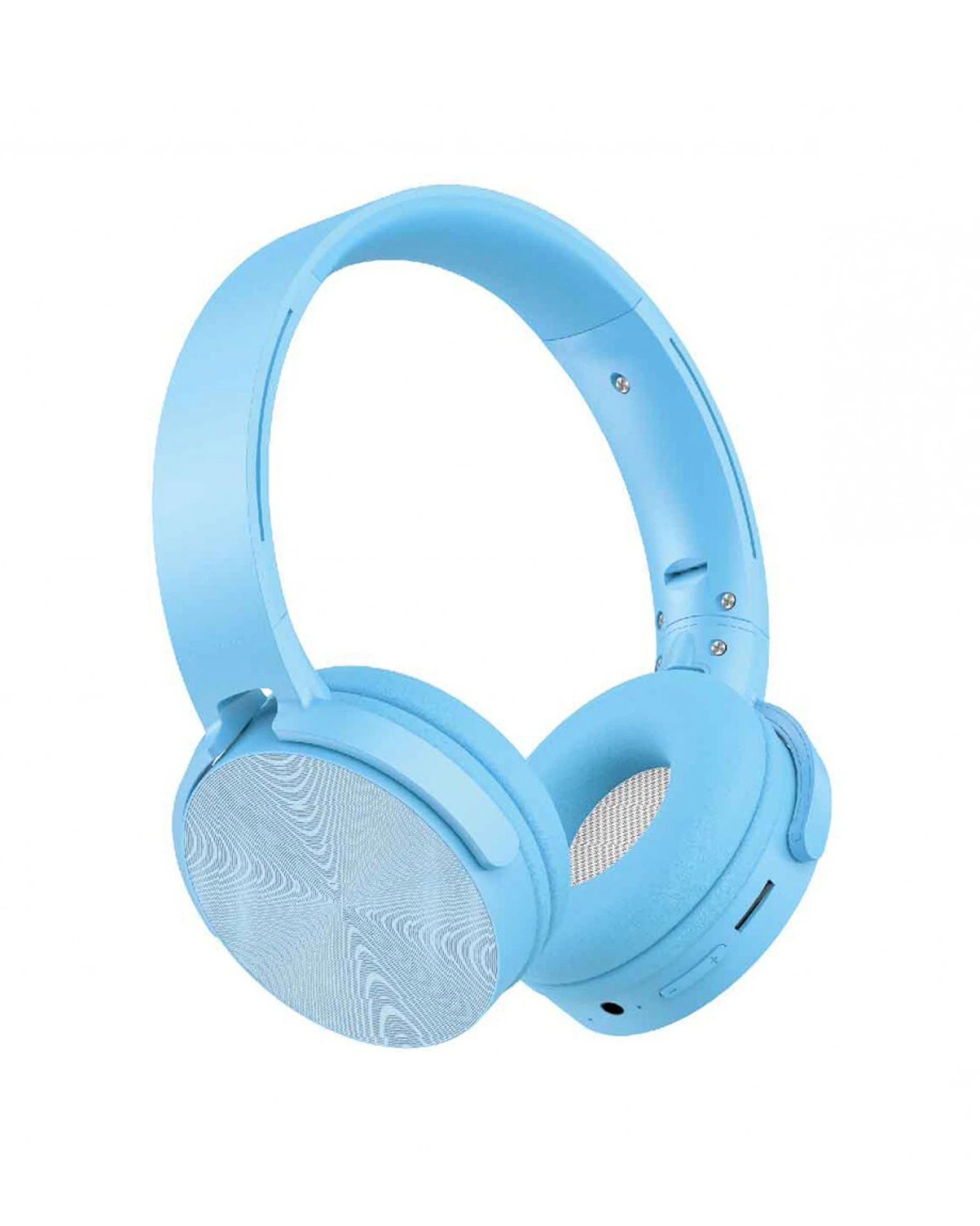 1 Laser Kids Bluetooth Wireless Headphones Adjustable Foldable On-ear Blue Headset - Blue, 1 of 3