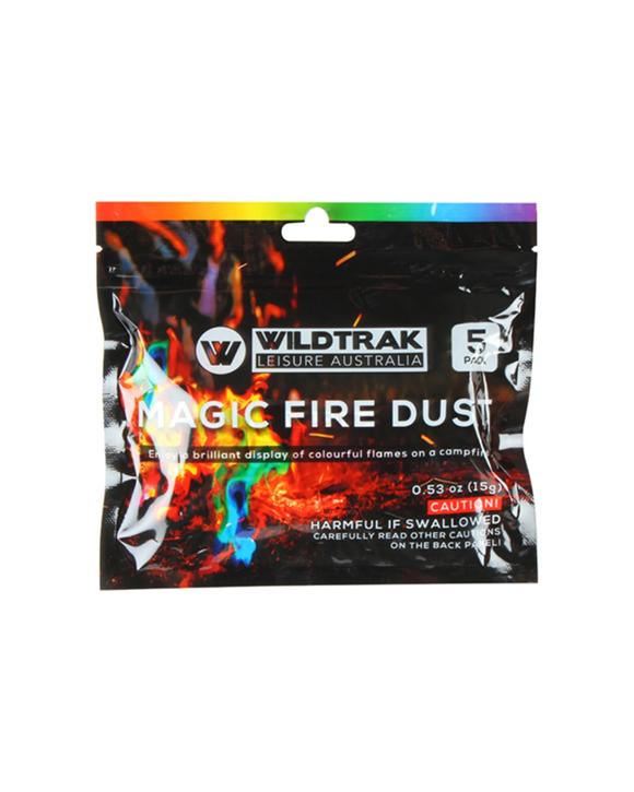 Wildtrak Magic Fire Dust 5PK 15g Campfire Flame For Camping