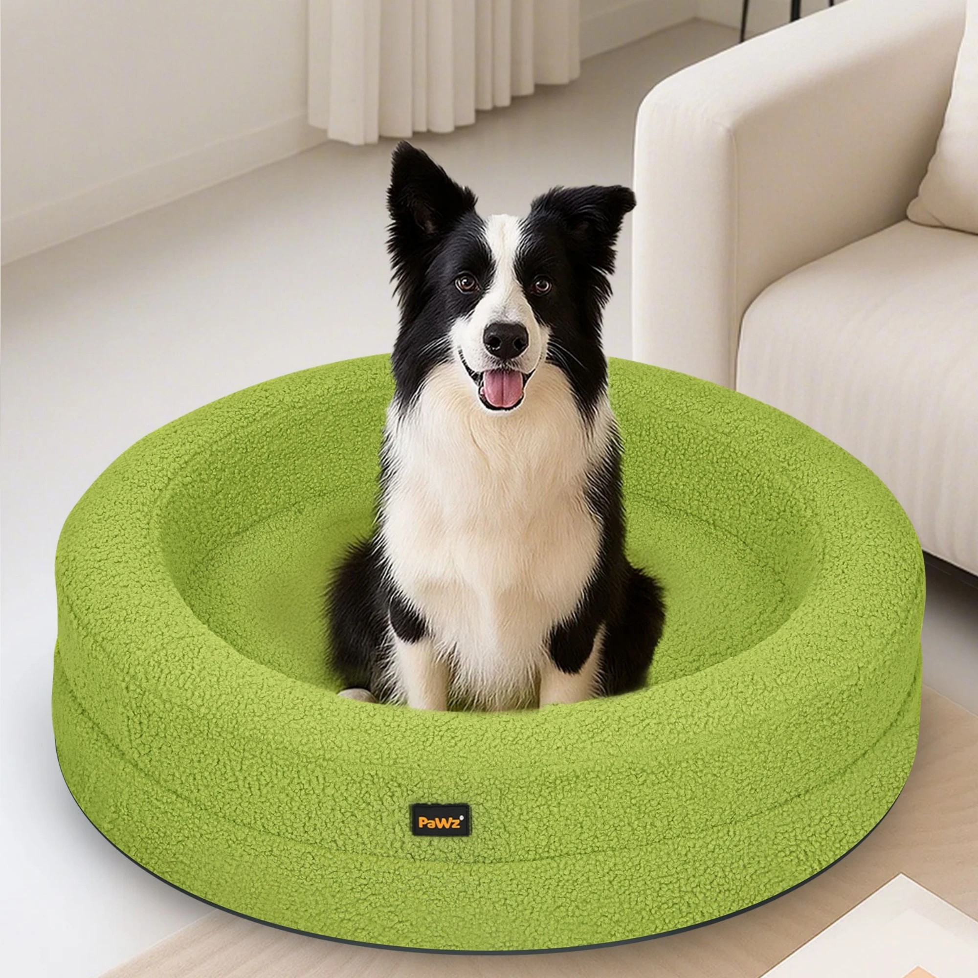 7 Pawz Pet Orthopedic Calming Bed  XL - Green, 7 of 9