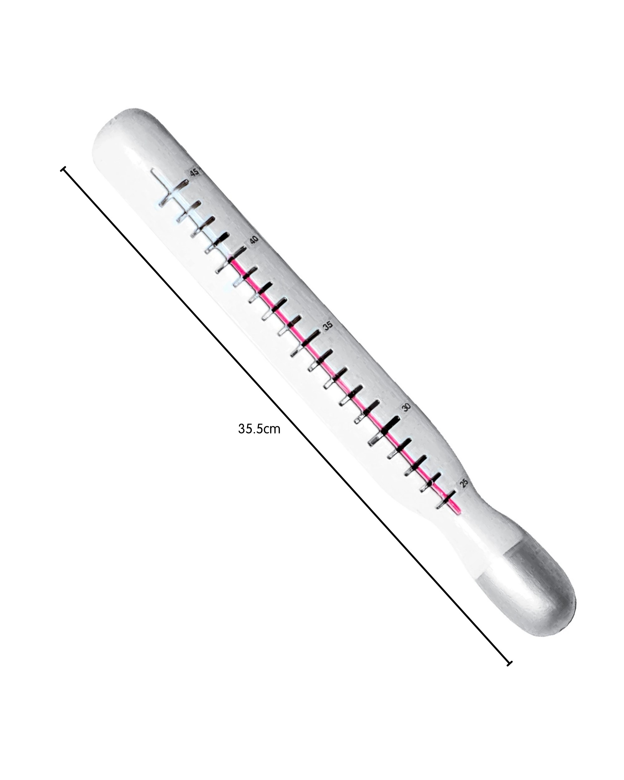 2 Widmann Large Thermometer Prop 35cm - One Size - Silver, 2 of 5