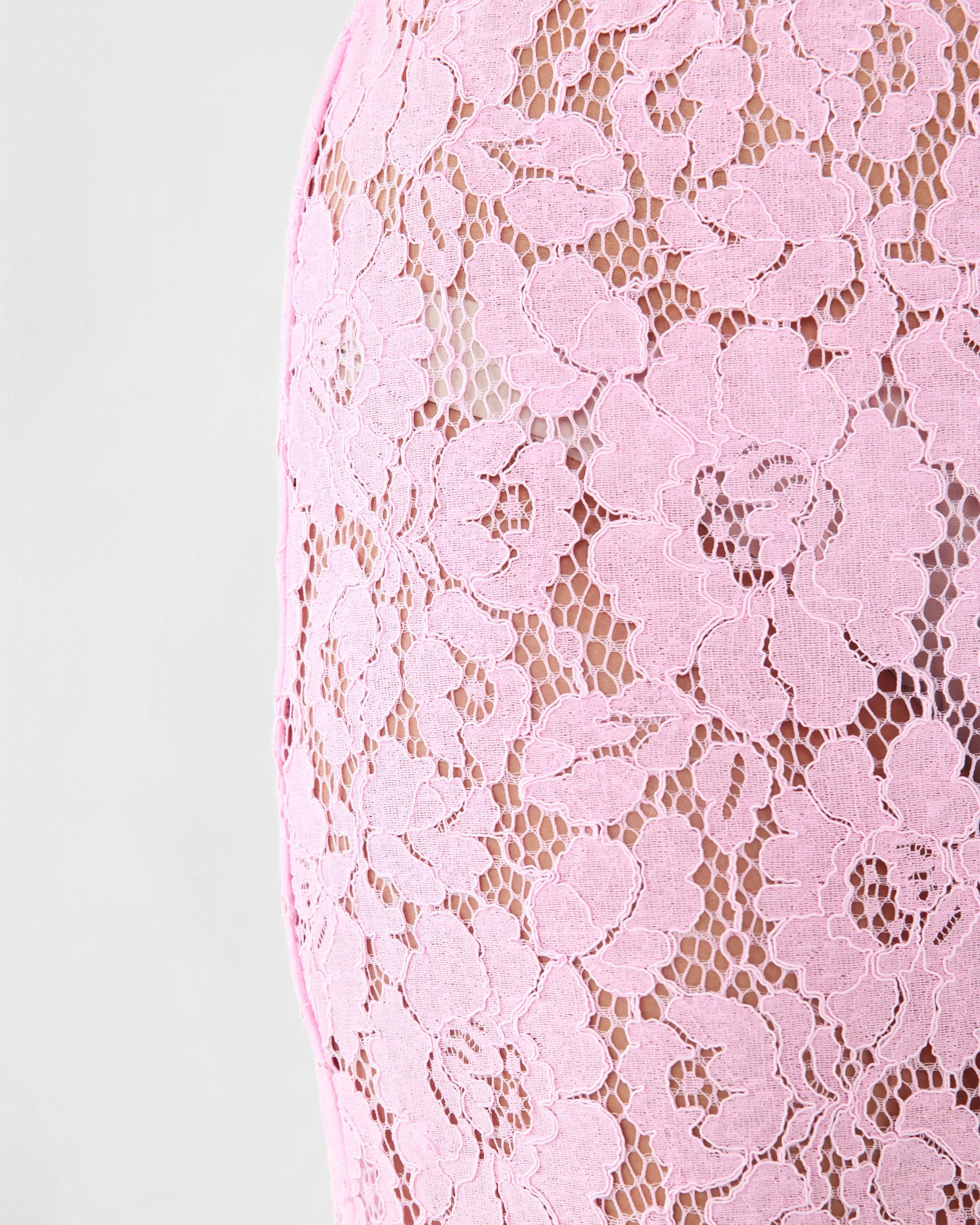5 Lace Maxi Skirt Beg Pink, 5 of 7
