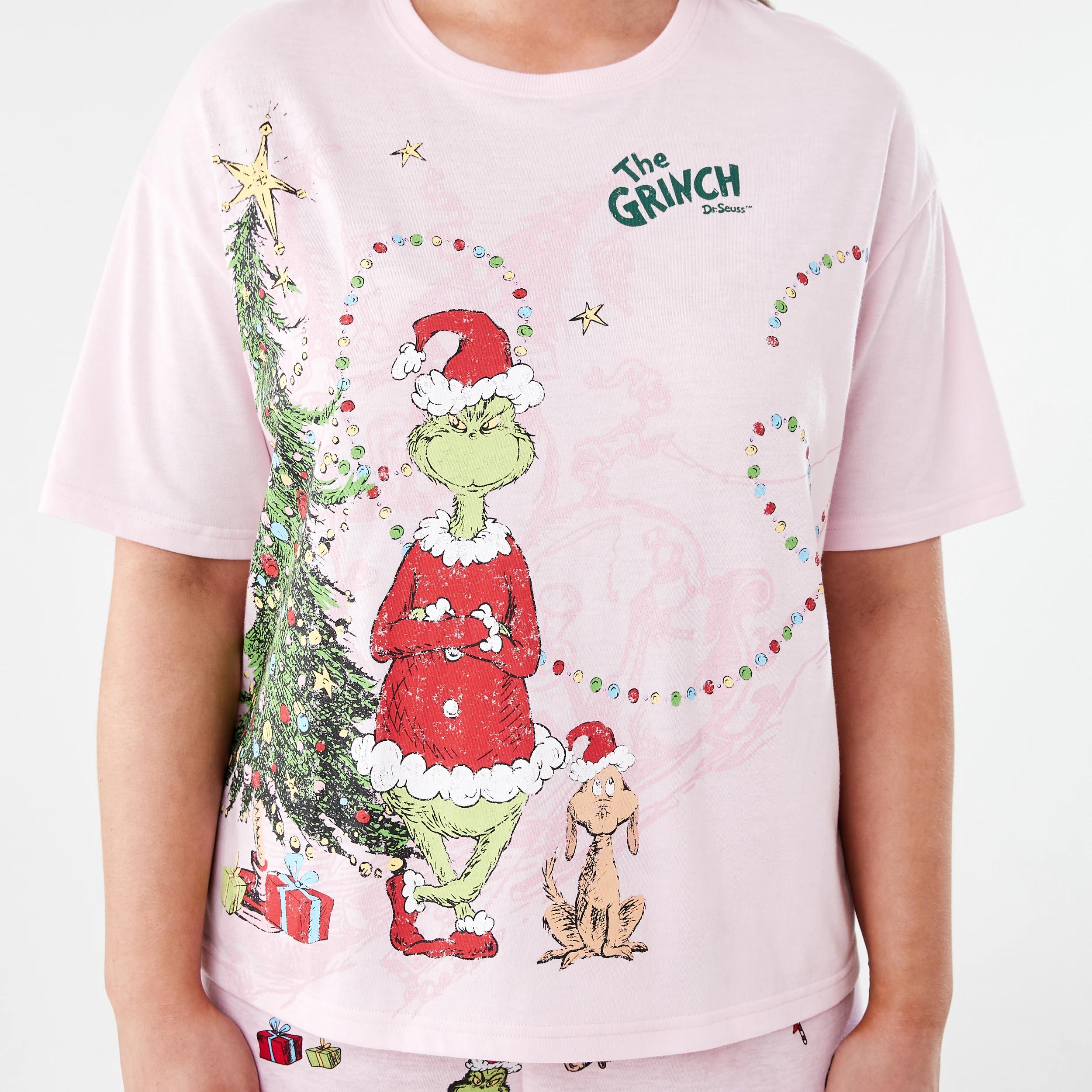 5 The Grinch License Family Matching Christmas Knit Pyjama Set CHRISTMAS GRINCH BALLERINA, 5 of 7