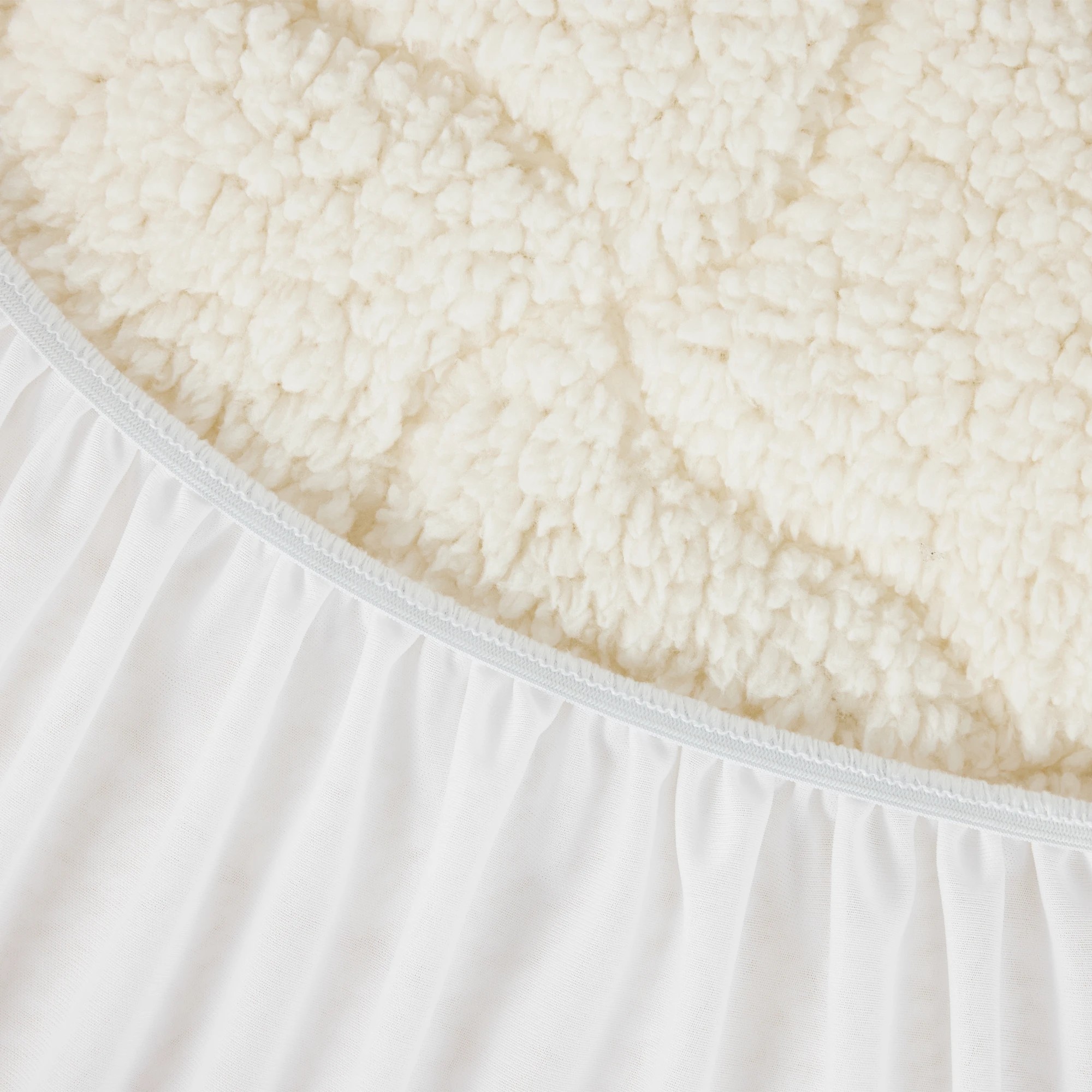 3 Winter Sherpa Underlay - Double Bed, Beige, 3 of 5