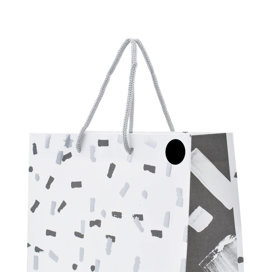 3 Hallmark Medium White & Silver Confetti Gift Bag, 3 of 3