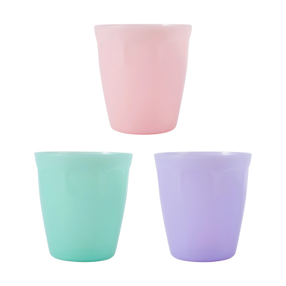 2 6 Piece Reusable Pastel Coloured Cups - Assorted, 2 of 4