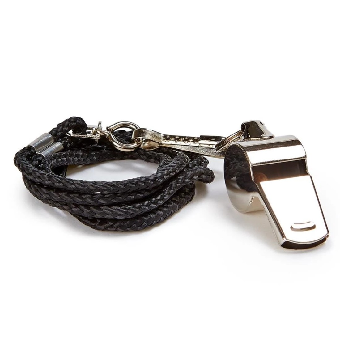 1 Brass Whistle with Lanyard, 1 of 1