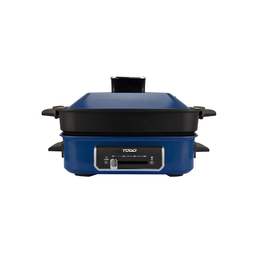 5 TODO 1400W 3-in-1 Electric Multifunction Cooking Pot BBQ Grill Pan Hot Pot, 5 of 9