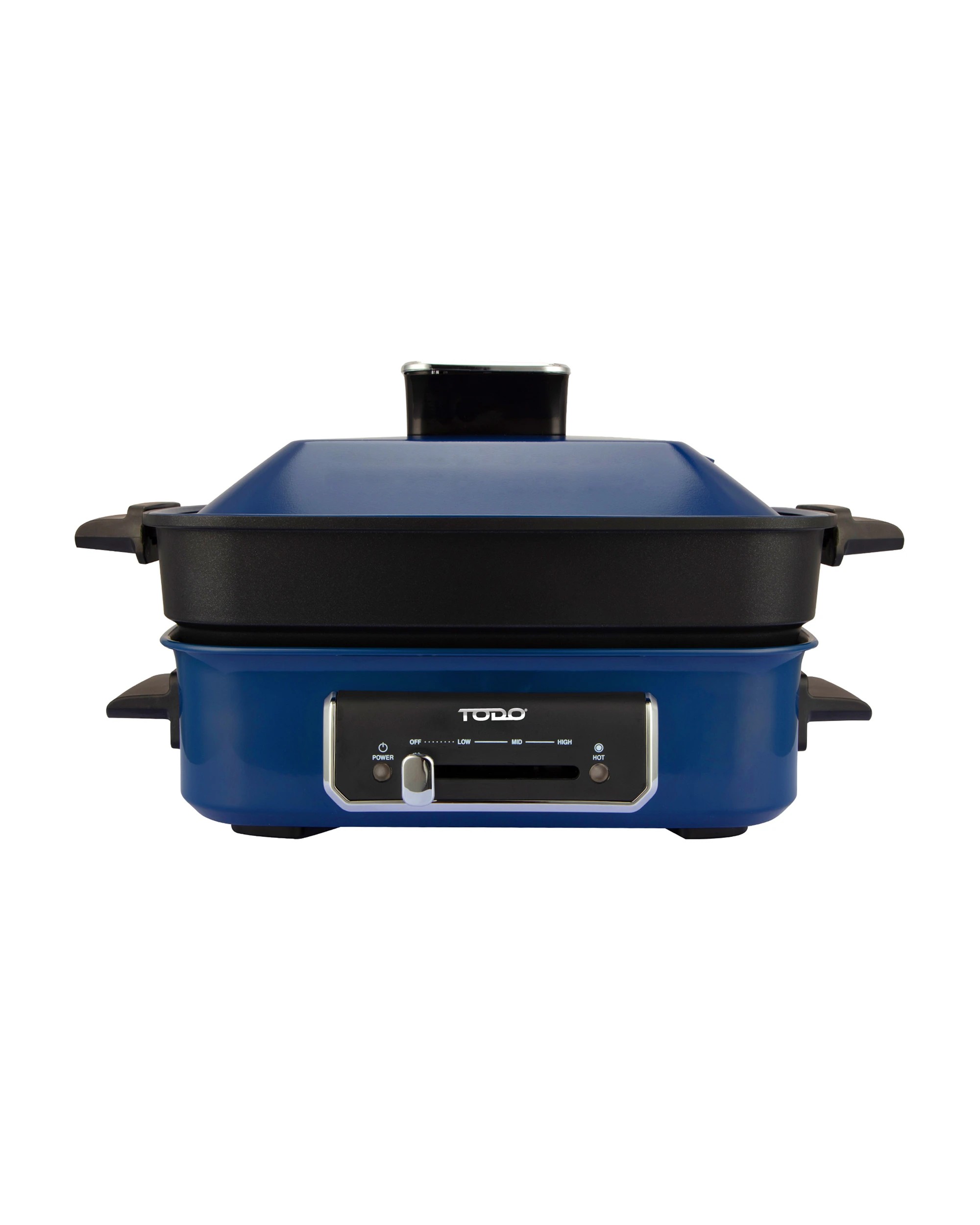 5 TODO 1400W 3-in-1 Electric Multifunction Cooking Pot BBQ Grill Pan Hot Pot, 5 of 9