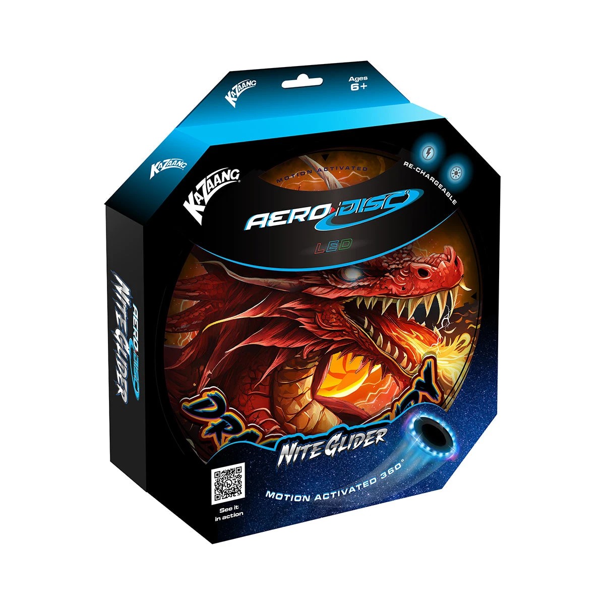1 Kazaang Aero Disc Nite Glider - Dragons Fury, 1 of 8