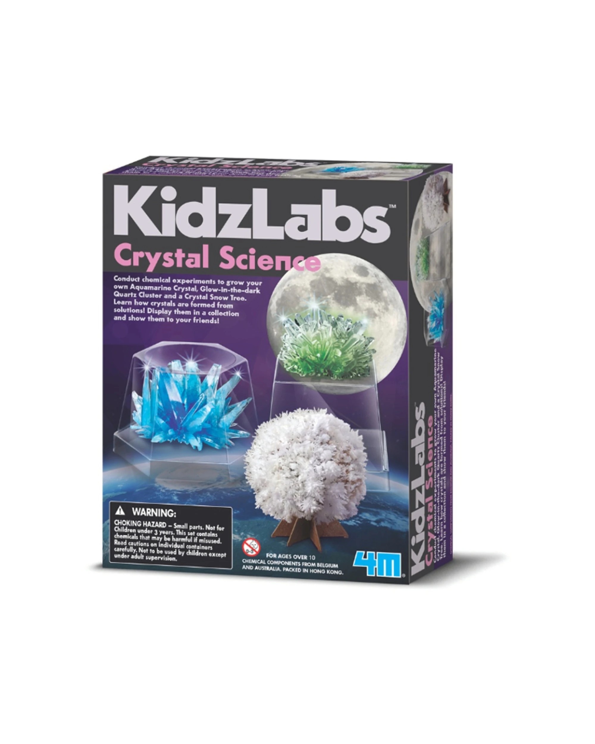 1 4M Kidzlab Crystal Science Educational Kids Art Craft Activity Toy, 1 of 3