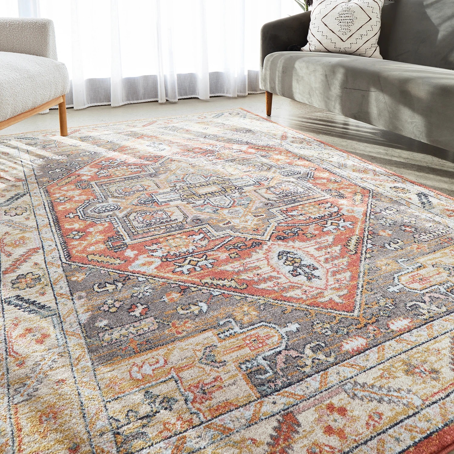 1 Common Ground Rugs Eterna 850 230x160cm - Medium Power Loomed Pet Friendly Floor Rug - Brown, 1 of 7