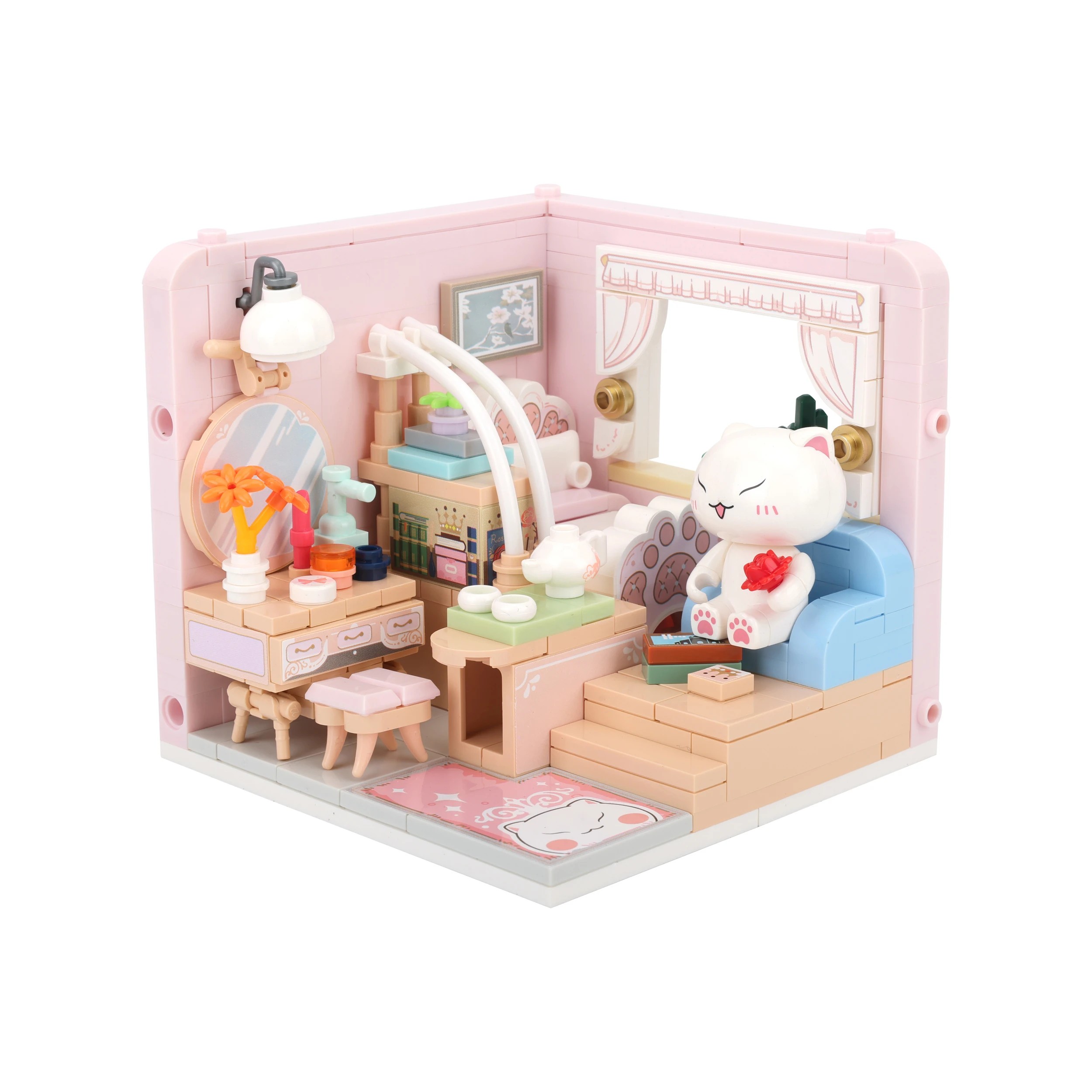 4 Mini Blocks Building Series: Cat Playset - Assorted, 4 of 10
