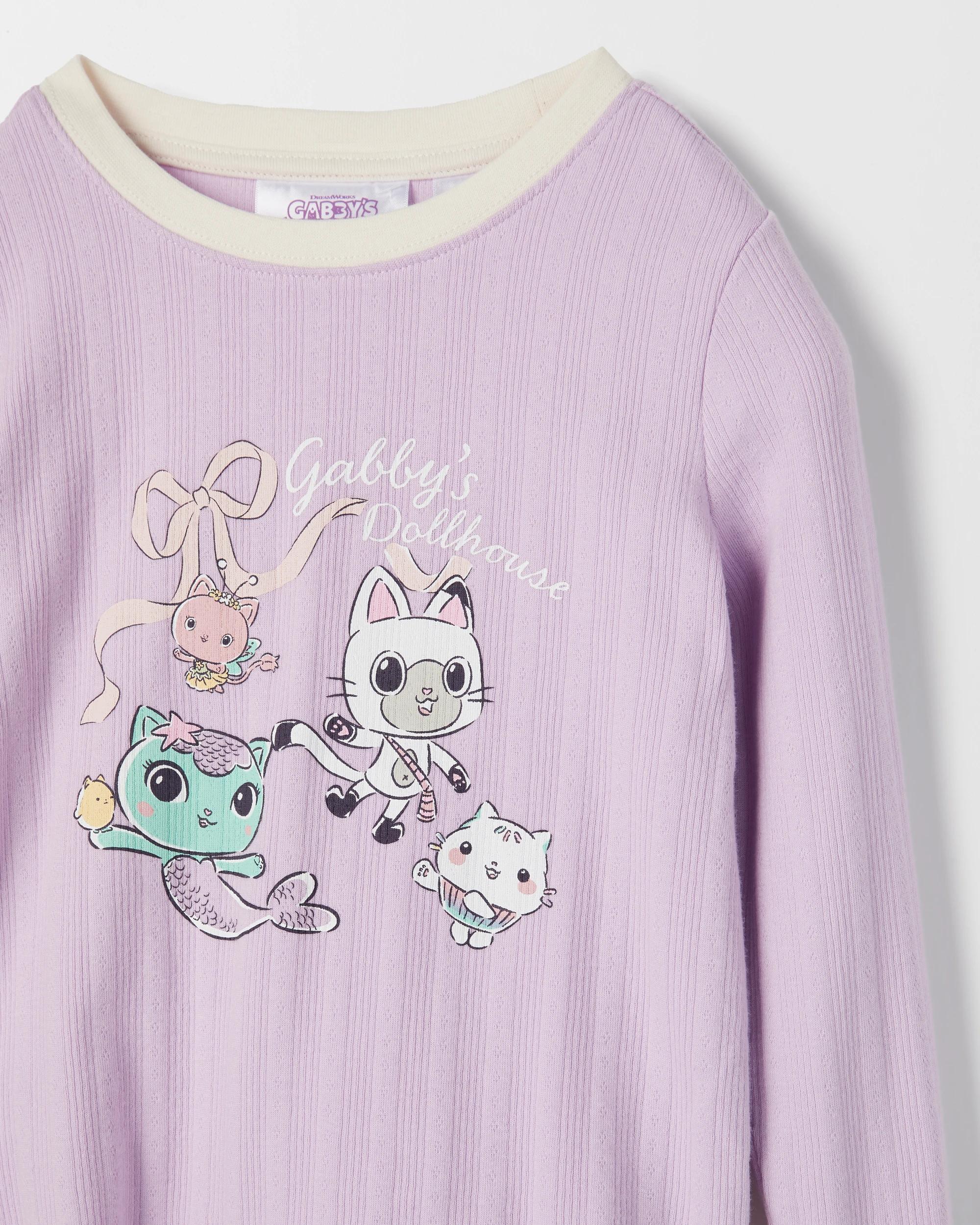 2 Gabby's Dollhouse Australian Cotton Younger Girls Pyjama Set GABBY, 2 of 4