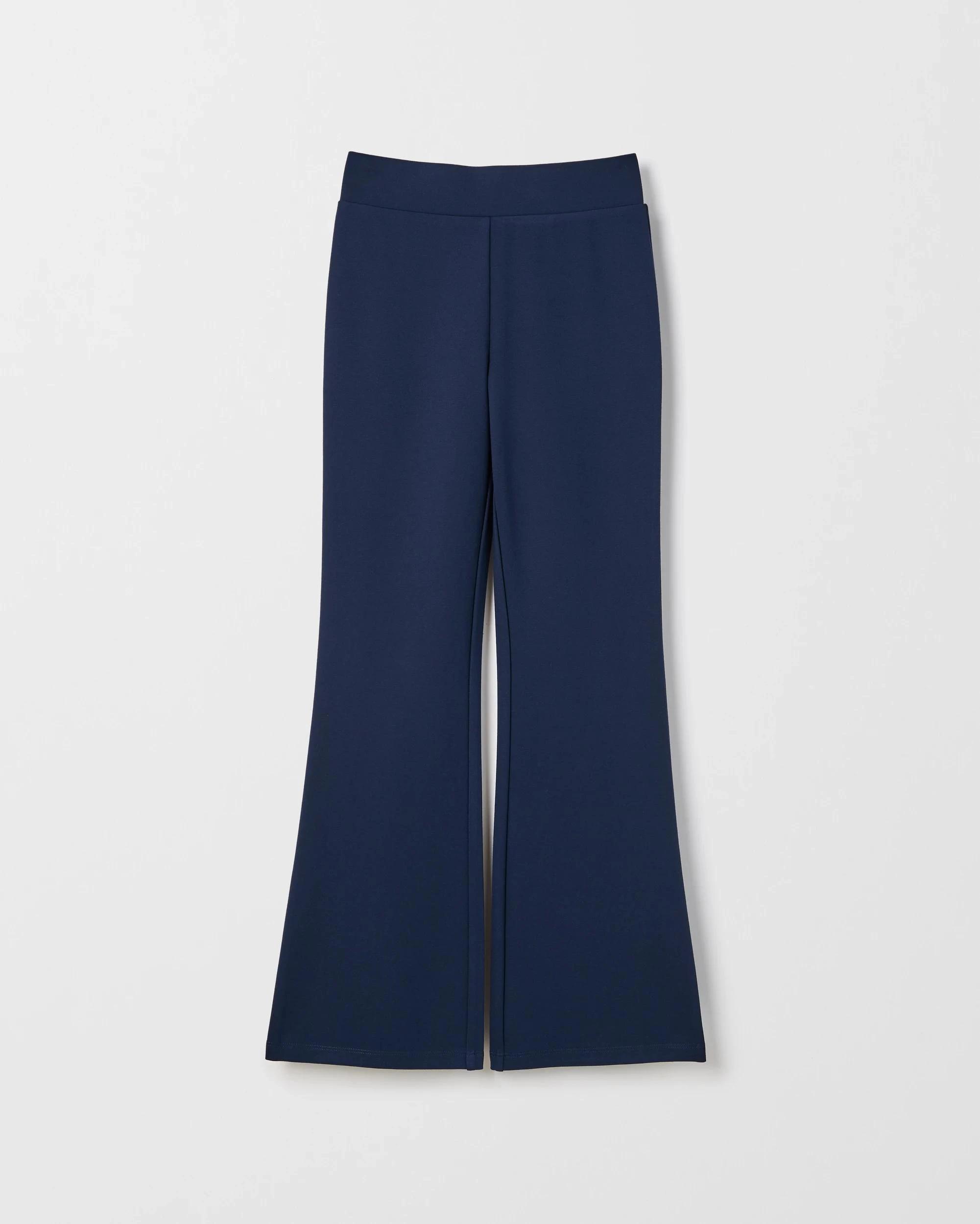 2 Target Kids Ponte Full Length Flare Leggings NAVY, 2 of 2
