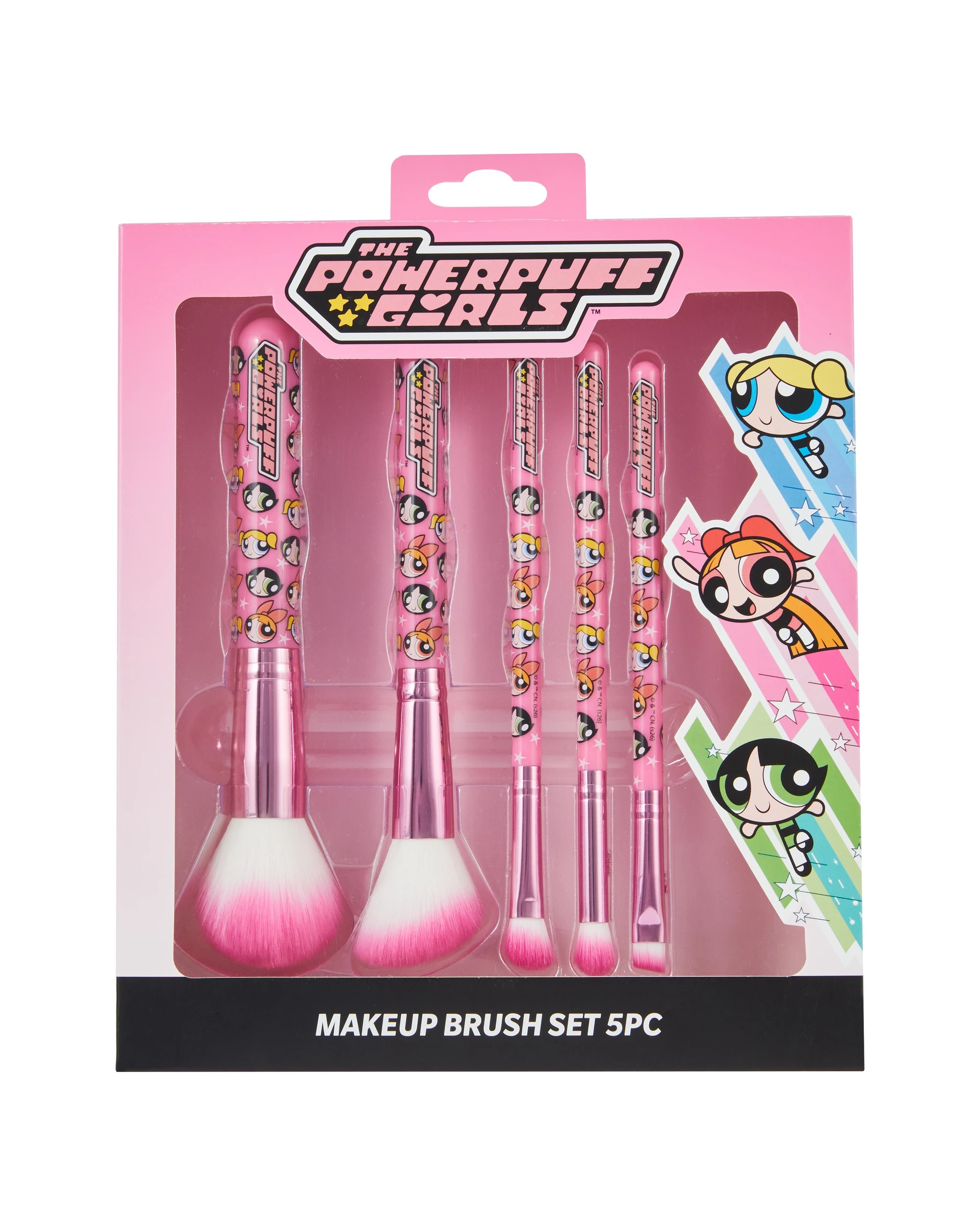 1 The Powerpuff Girls 5 Piece Makeup Brush Set, 1 of 4