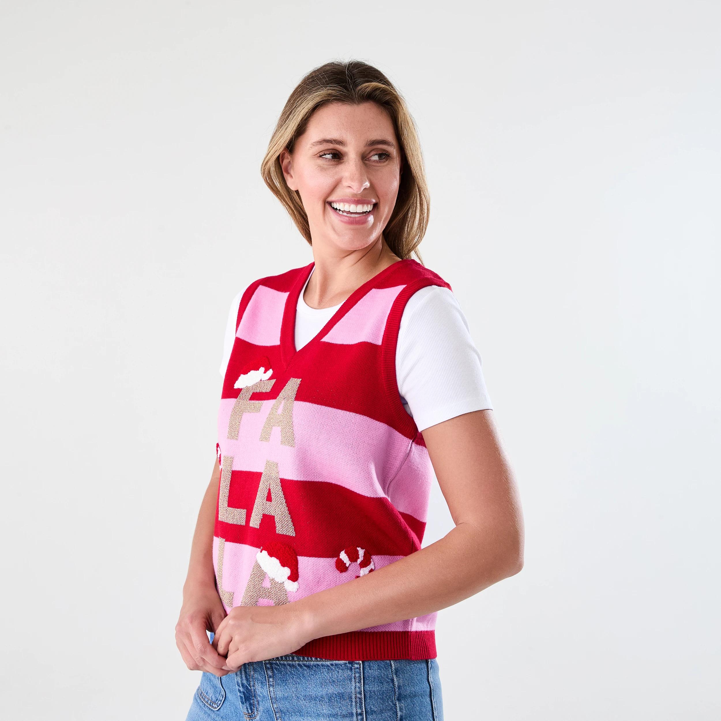 2 Christmas Vest FALALA STRAWBERRY, 2 of 6