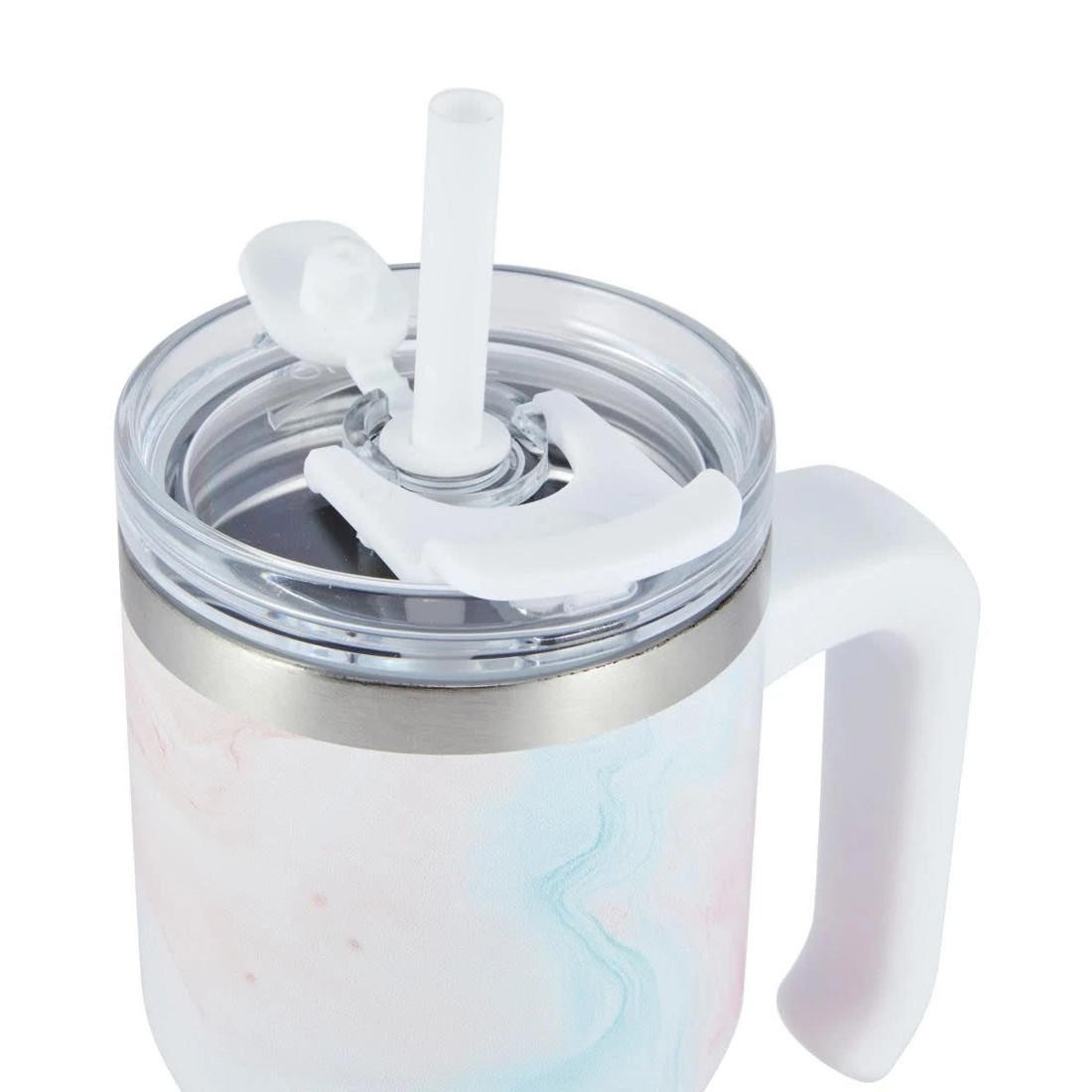 2 600ml Marble Look Tumbler with Handle, 2 of 6