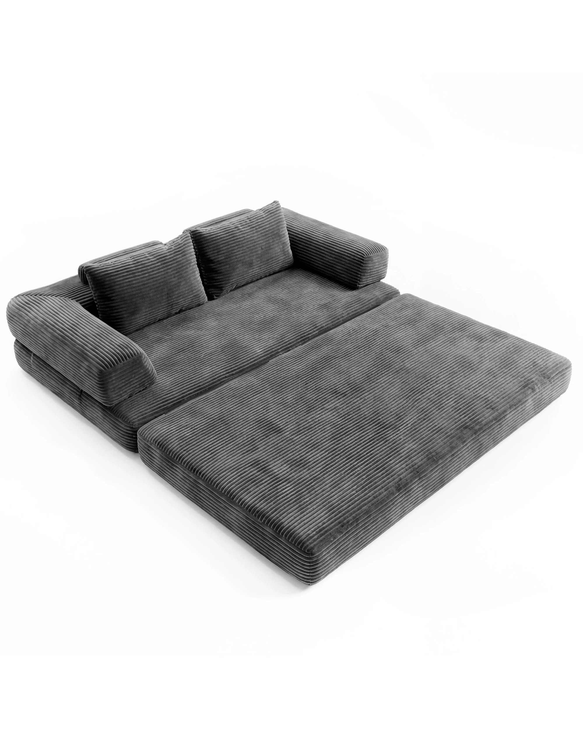 1 Advwin Folding Sofa Bed 5 in 1 Convertible Floor Loveseat, 1 of 7