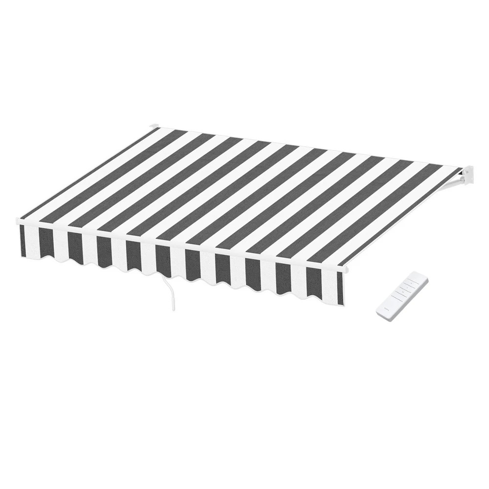 1 Instahut Retractable Folding Arm Awning Motorised Sunshade 2.5Mx2M - Multi, 1 of 1