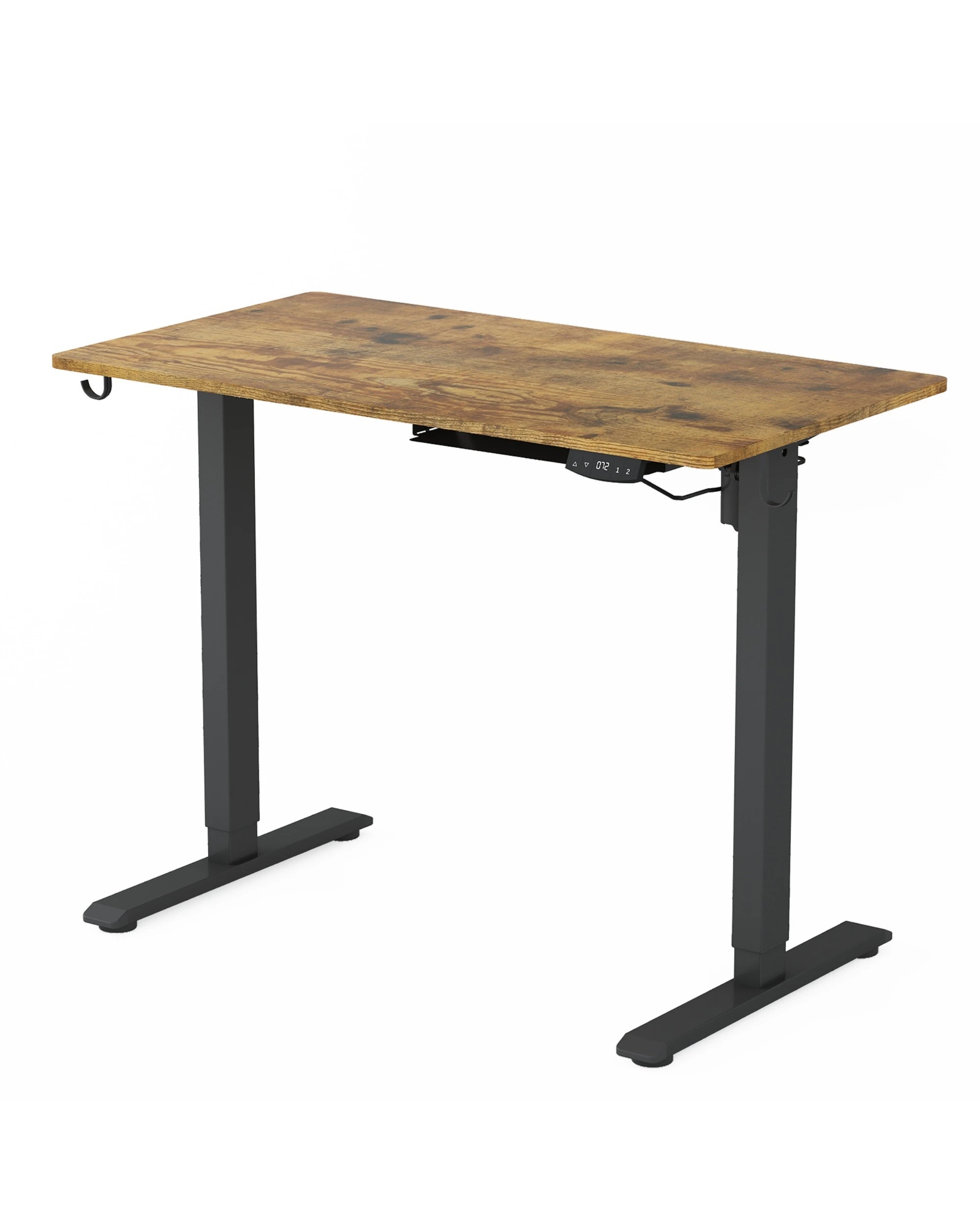 1 Advwin Electric Standing Desk Height Adjustable - Brown, 1 of 6