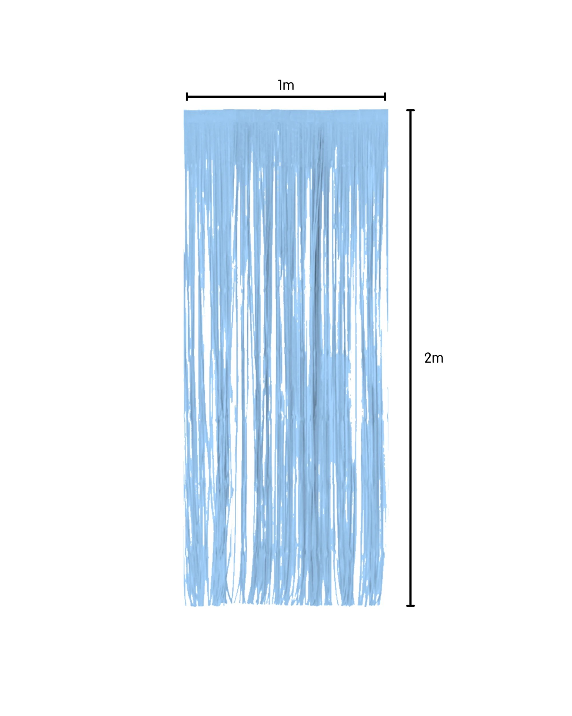 2 Artwrap Light Paper Backdrop Curtain 100cm x 200cm - Blue, 2 of 4