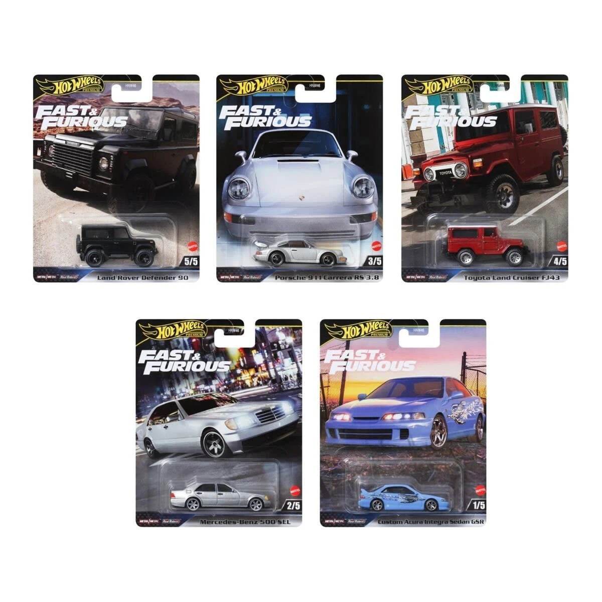 1 Hot Wheels Premium Fast & Furious 1:64 Scale Cars - Assorted, 1 of 6