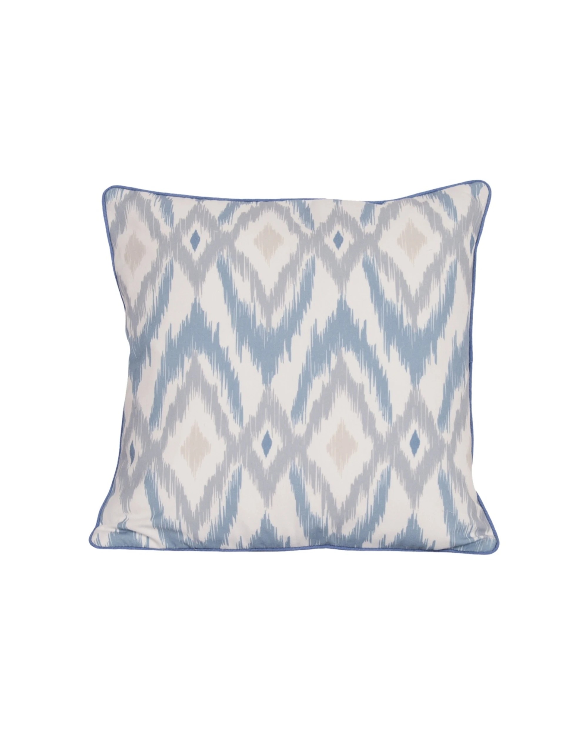 1 Urban Style Cushion Decorative Throw Pillow Geo Diamond 45x45cm - Blue, 1 of 6