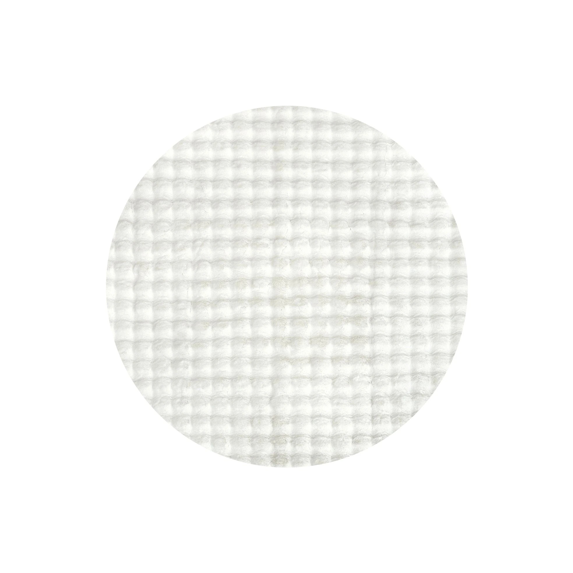 1 Common Ground Rugs PureForm 32 100x100cm - White, 1 of 8