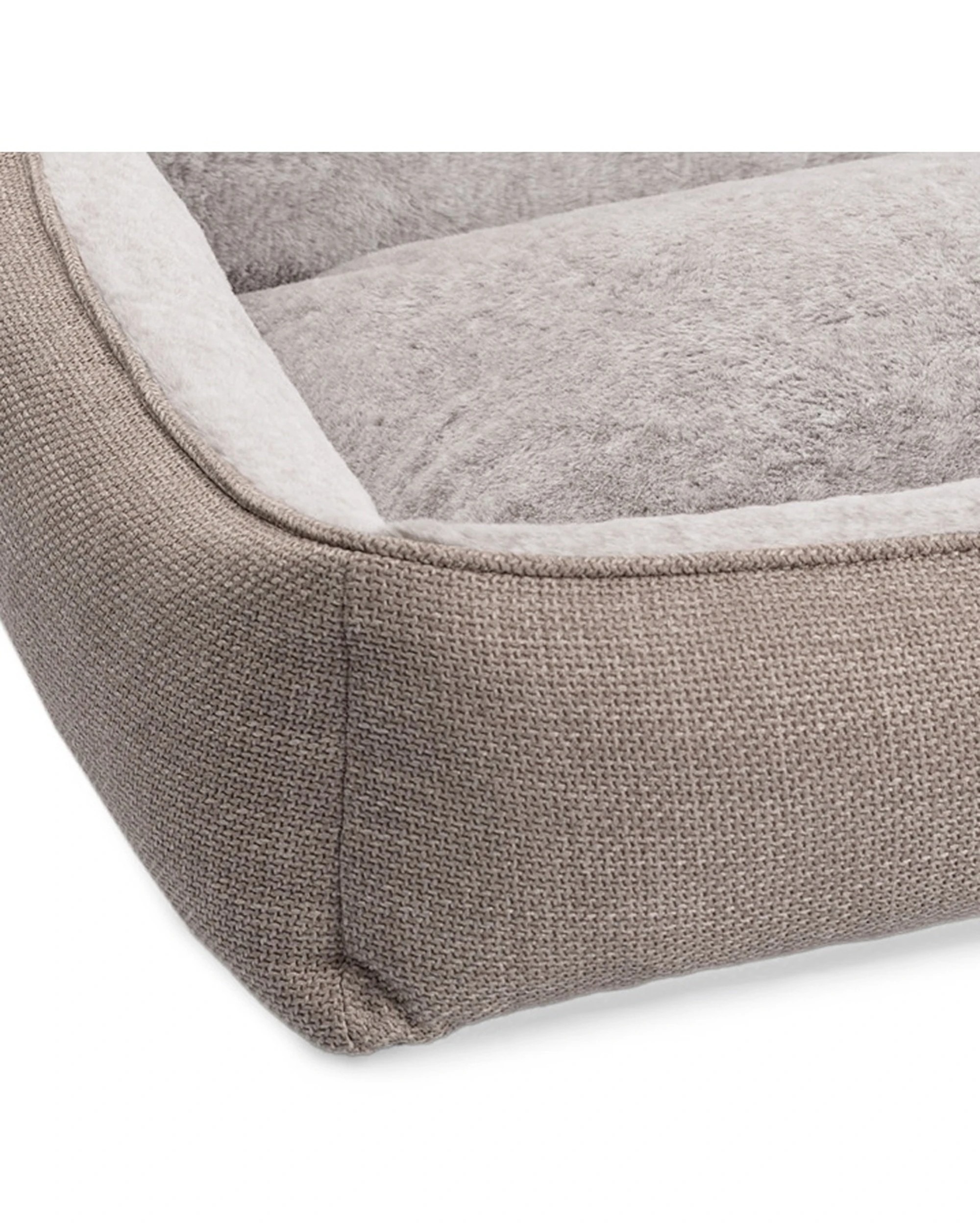 3 Superior Pet Essentials Dog Lounger Plush Comfort Bed Puppacino Large - Beige, 3 of 4