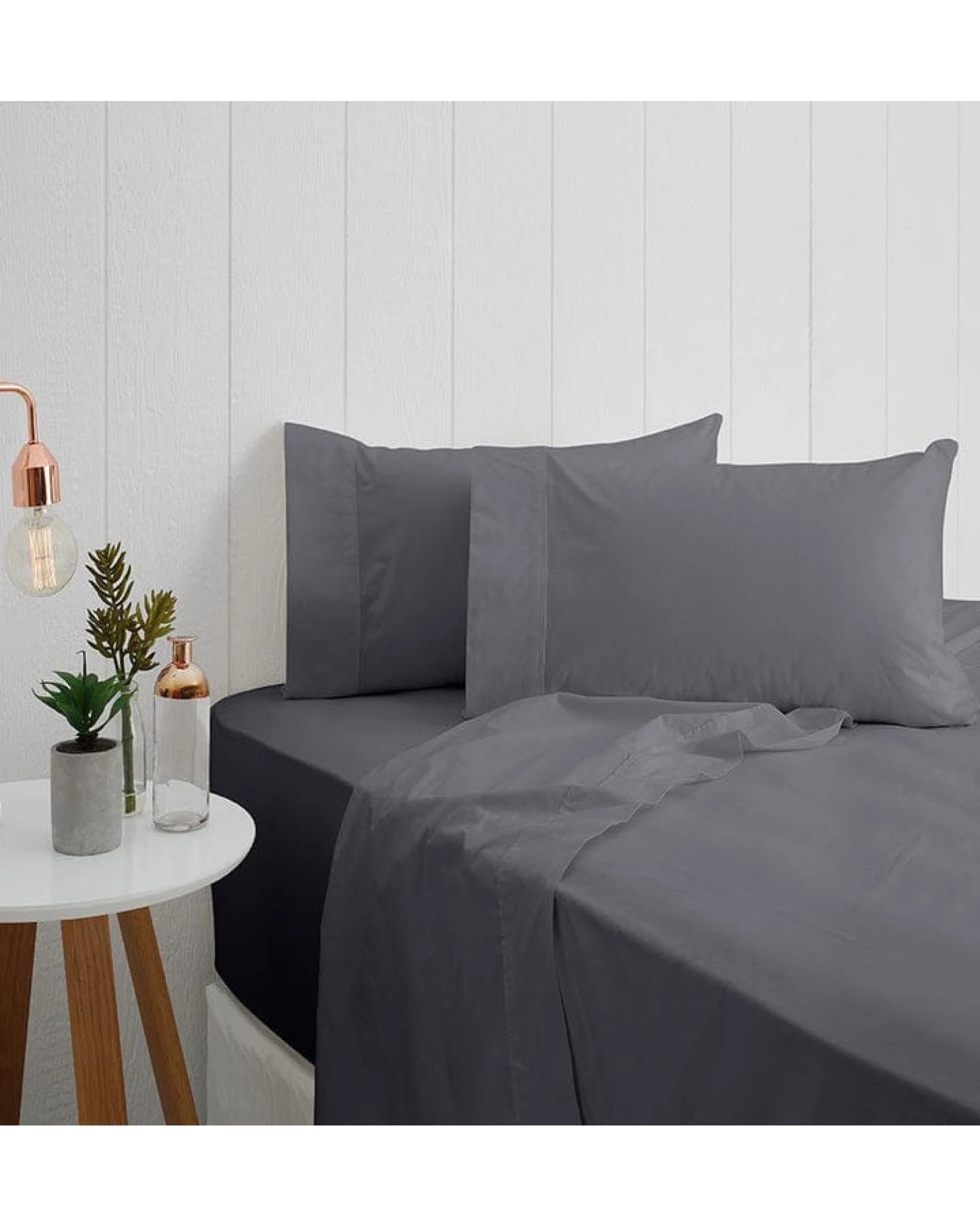 1 Odyssey Living Bamboo Blend Quilt Cover Set - Queen Bed - Black, 1 of 3