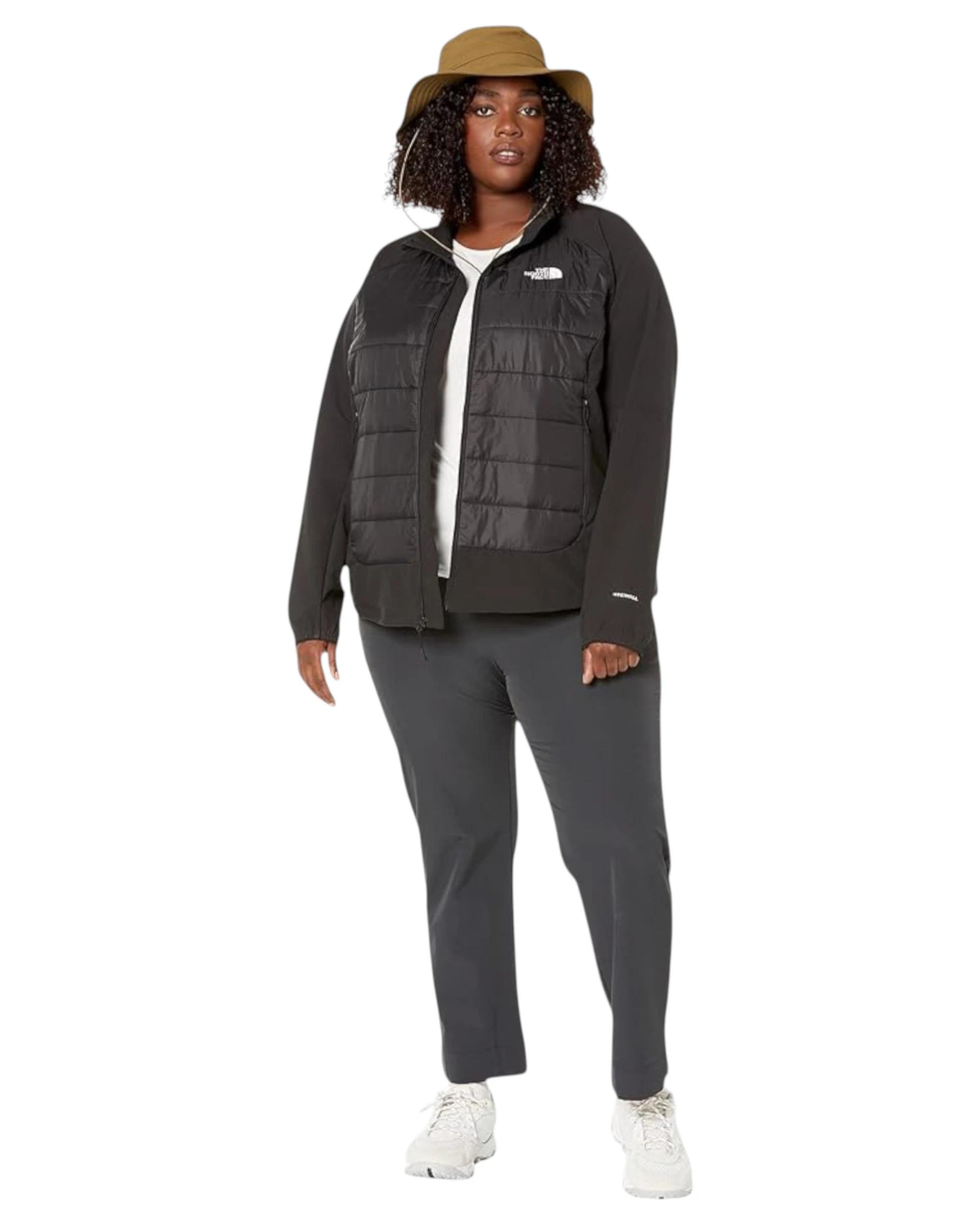 3 The North Face Womens Plus Size Shelter Cove Black Hybrid Jacket BLACK, 3 of 4