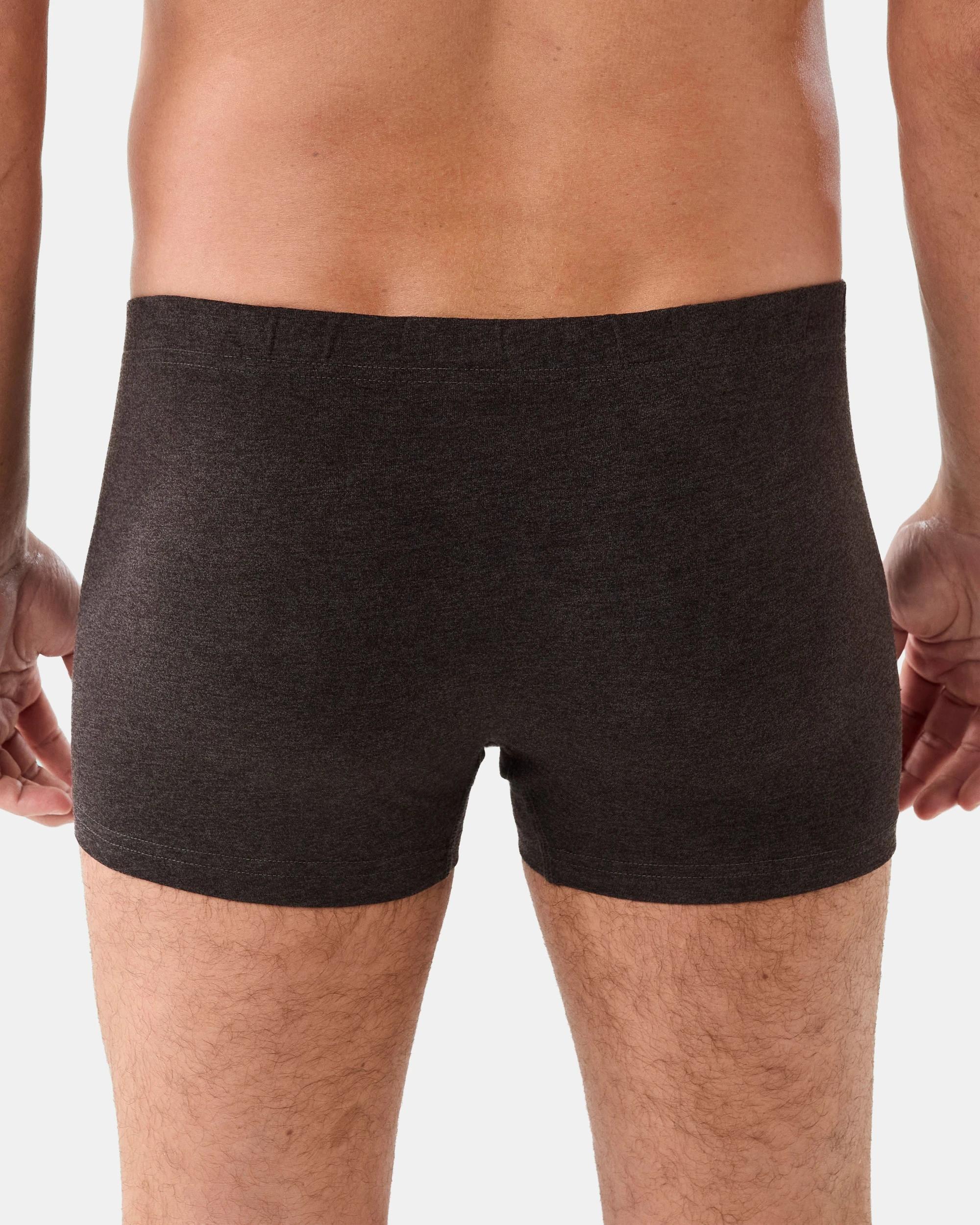 4 5 Pack Tunnel Waistband Trunks Char Marle, 4 of 6