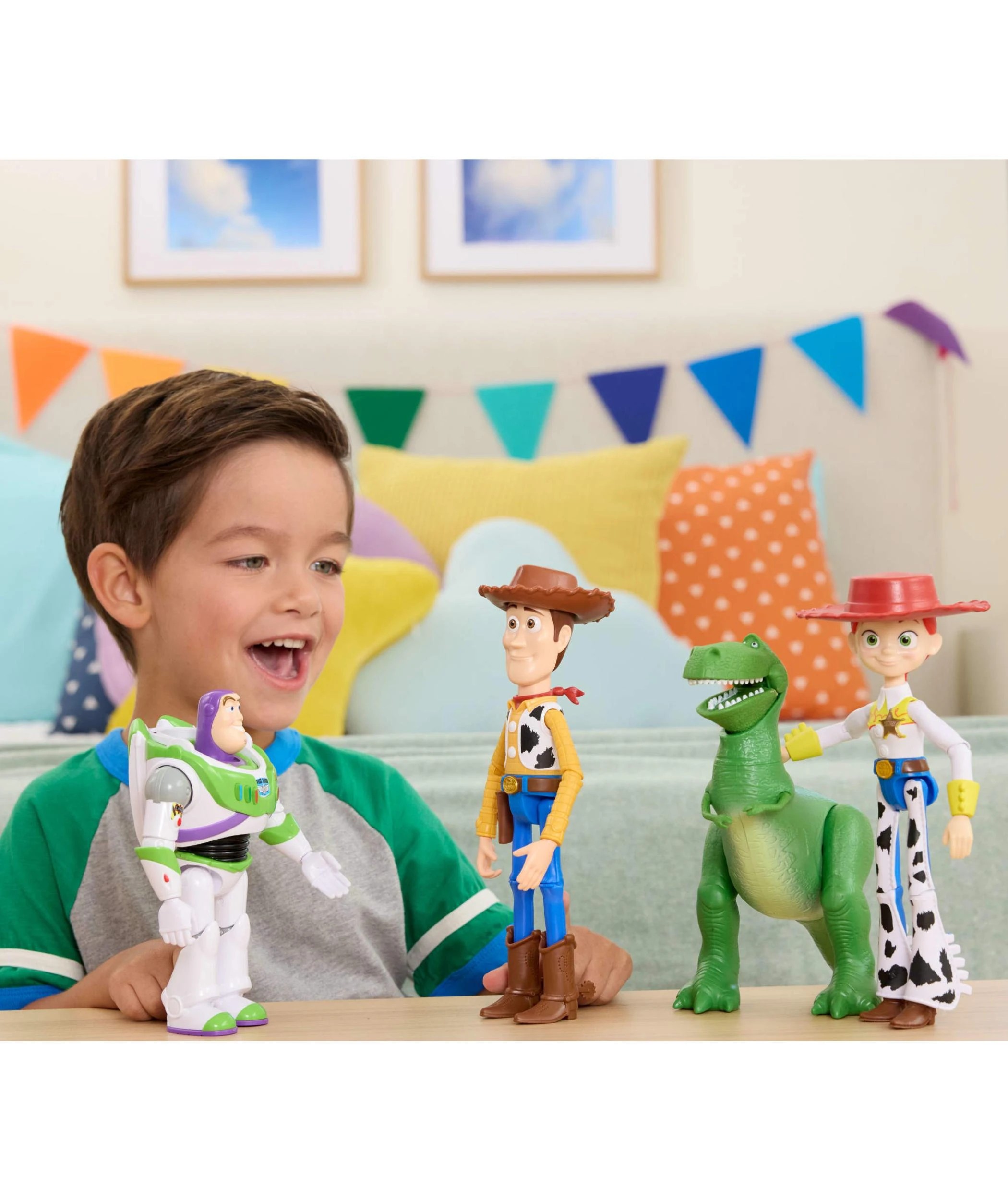 6 Disney and Pixar Toy Story Action Figures 18cm Playscale - Assorted - Multi, 6 of 6