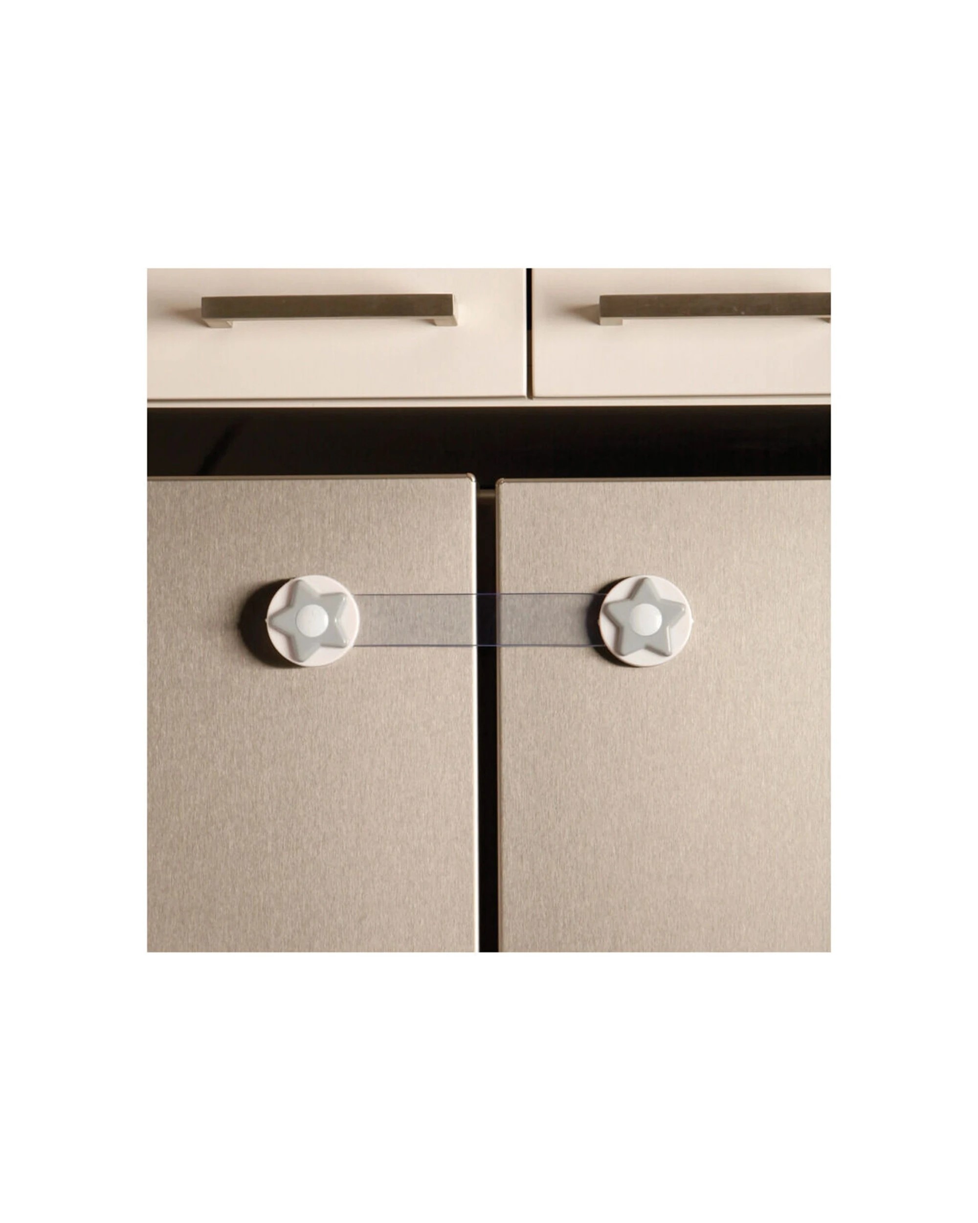 4 Dreambaby General Purpose Latch Child Cupboard Cabinet Lock - Plain, 4 of 5