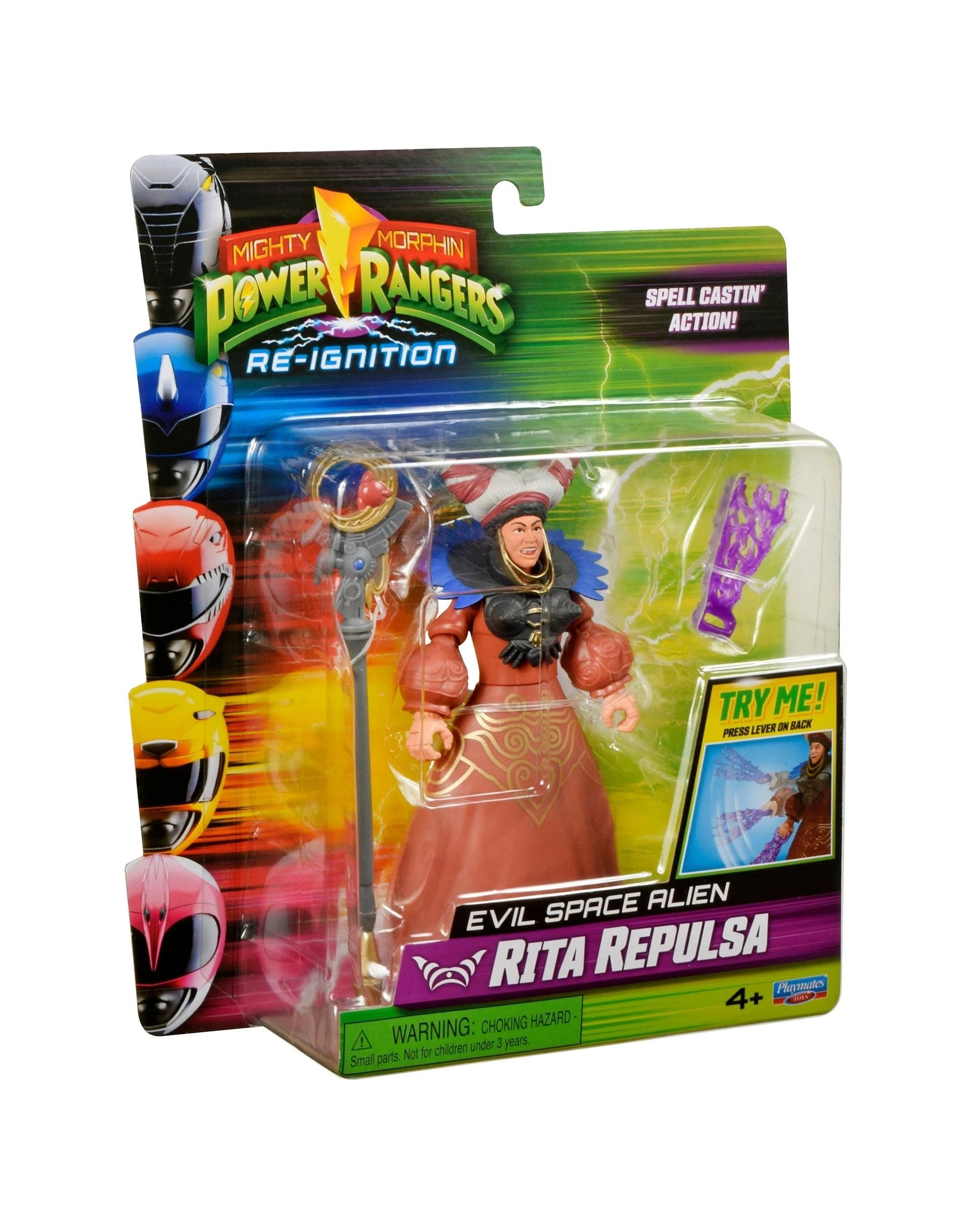 2 Mighty Morphin Power Rangers Re-Ignition Spell Castin Rita Repulsa Action Figure, 2 of 8