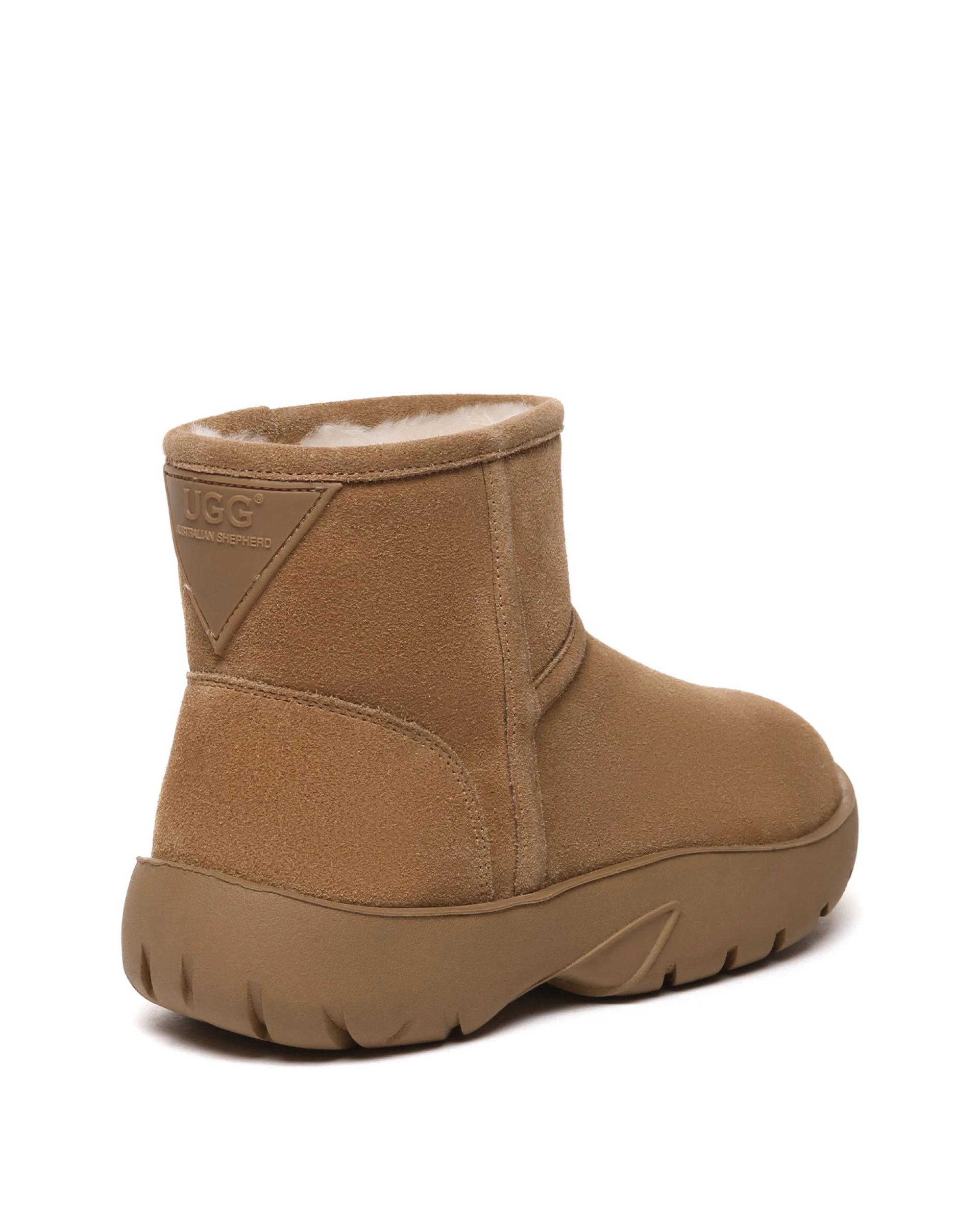 3 Australian Shepherd UGG Womens Salma Chunky Boots CHESTNUT, 3 of 5