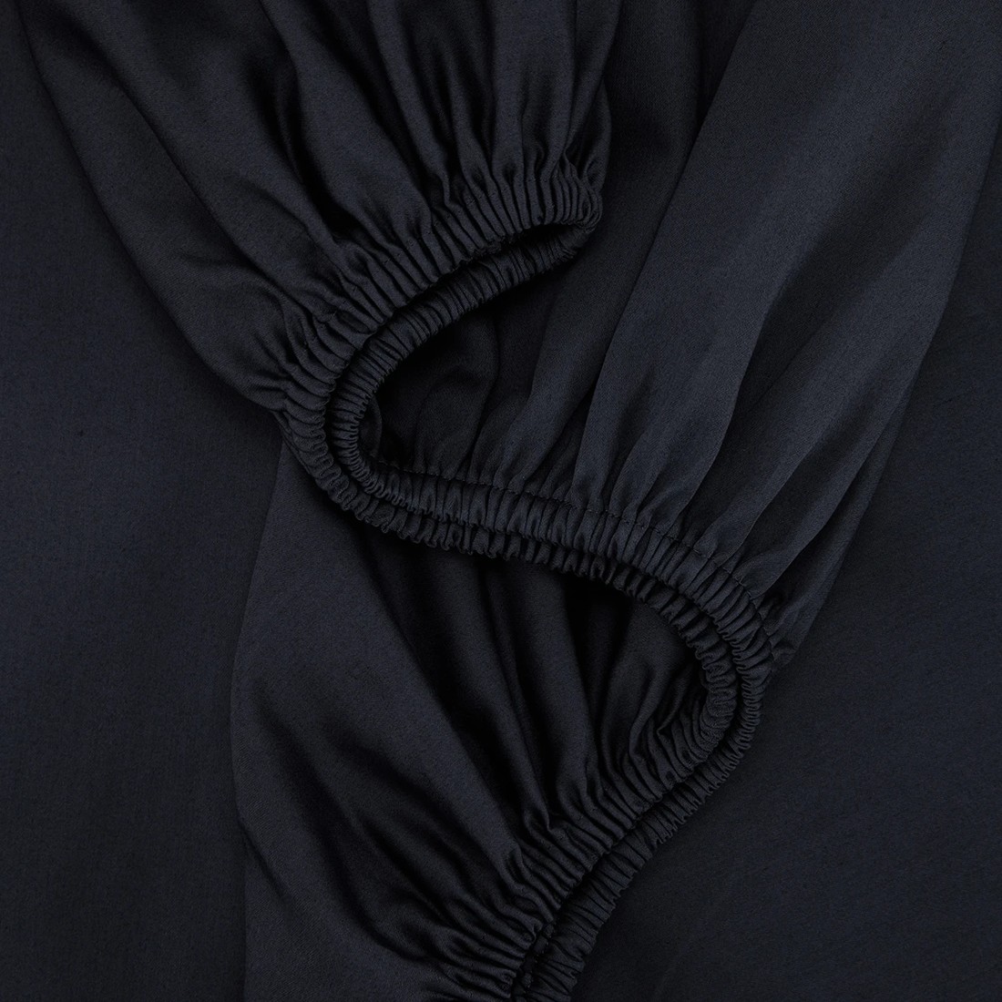 3 500 Thread Count Australian Grown Cotton Fitted Sheet - Double Bed, Anthracite, 3 of 4