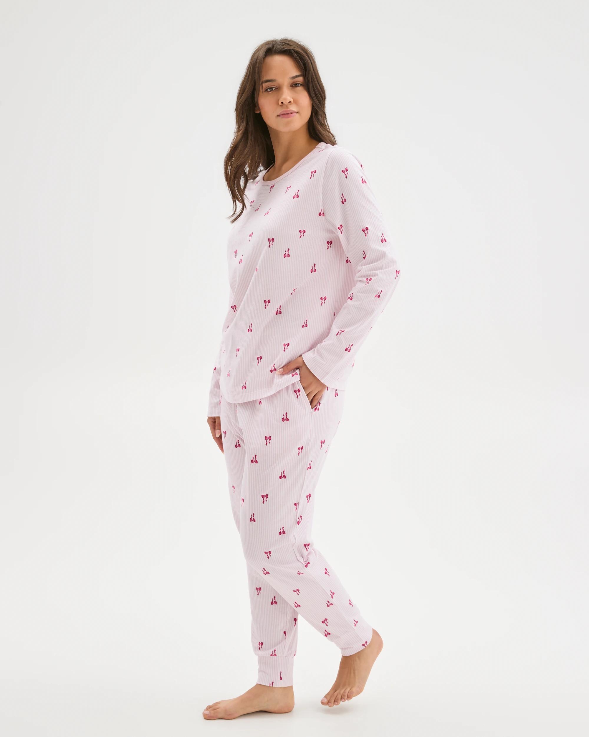 4 Target Woman Australian Cotton Long Sleeve Slogan Sleep T-Shirt BOWS, 4 of 6