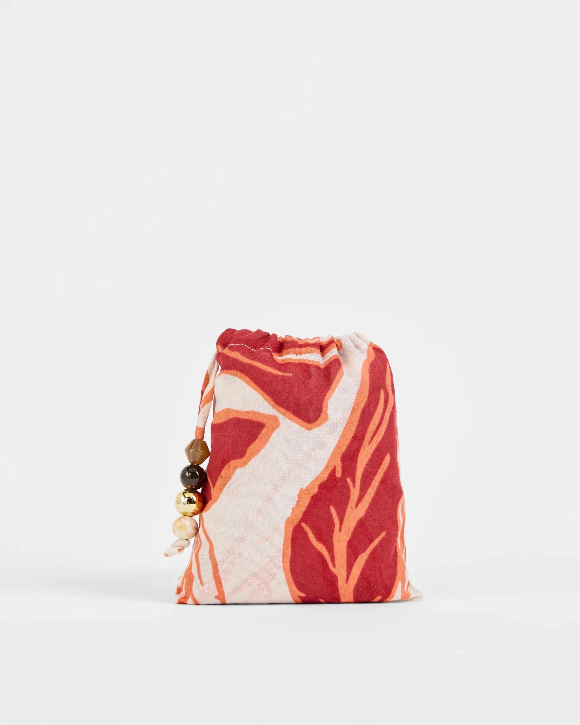 6 Target Beach Sarong with Bag RED BANANA LEAF, 6 of 6