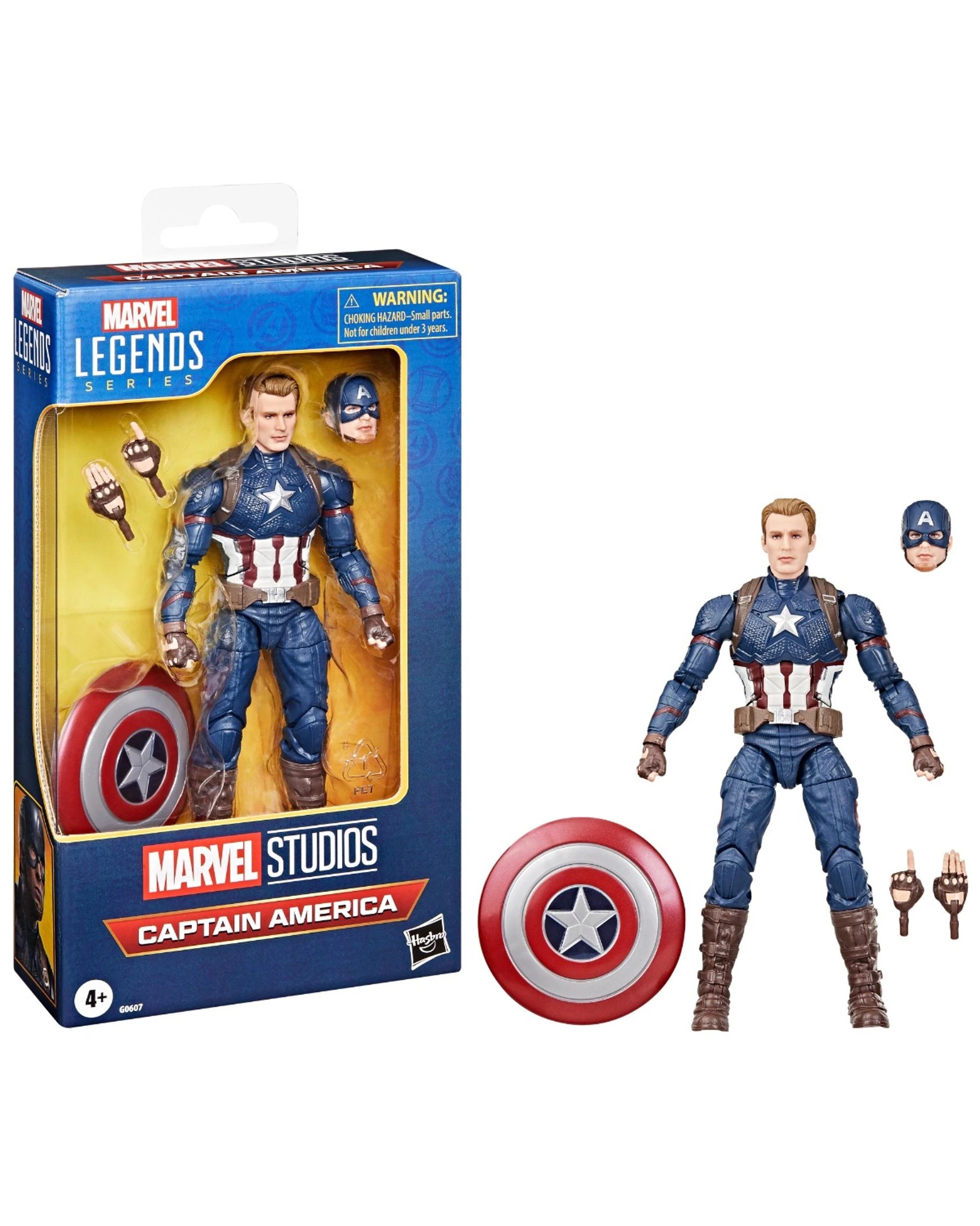 5 Marvel Legends Series Captain America Action Figure, 5 of 6