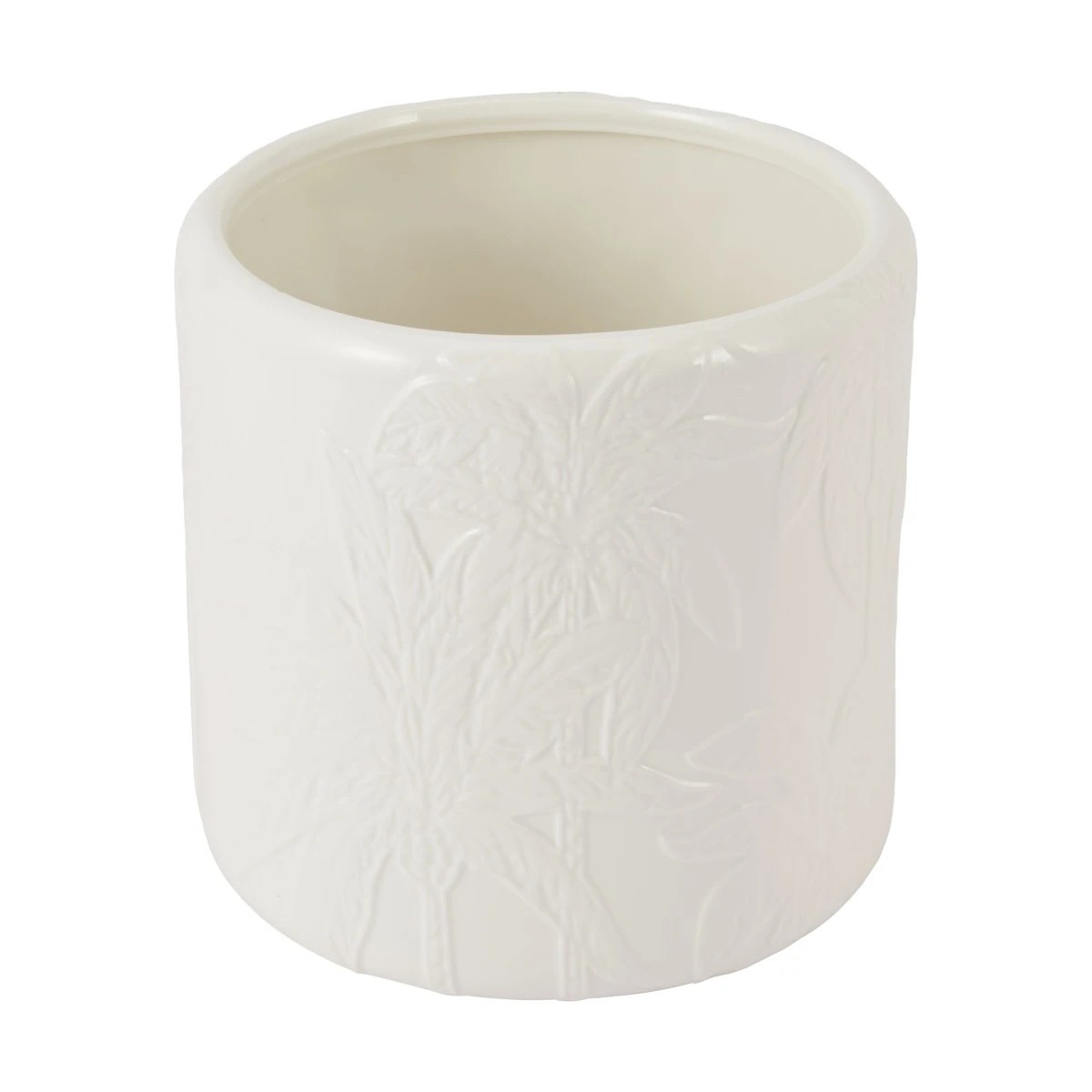 1 Embossed Palm Pot, 1 of 3