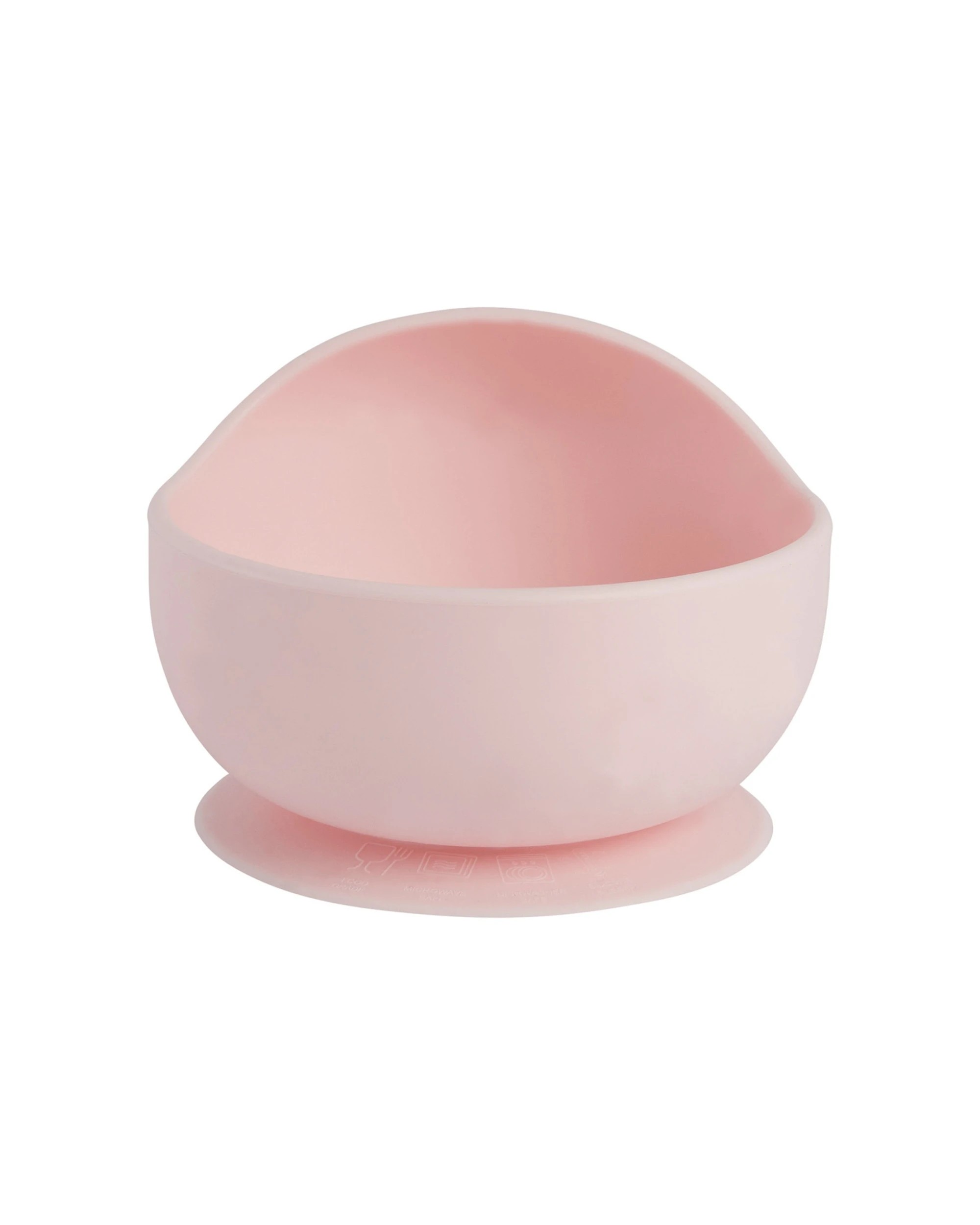 1 Splosh Baby Giraffe Silicone Suction Bowl Ages 0 And Up Microwave Safe - Pink, 1 of 2