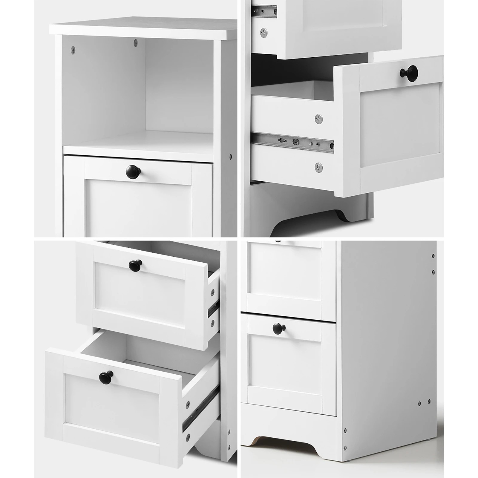 5 Oikiture Chest Of Drawers Buffet Sideboard Storage Cabinet Hamptons
 - White, 5 of 10