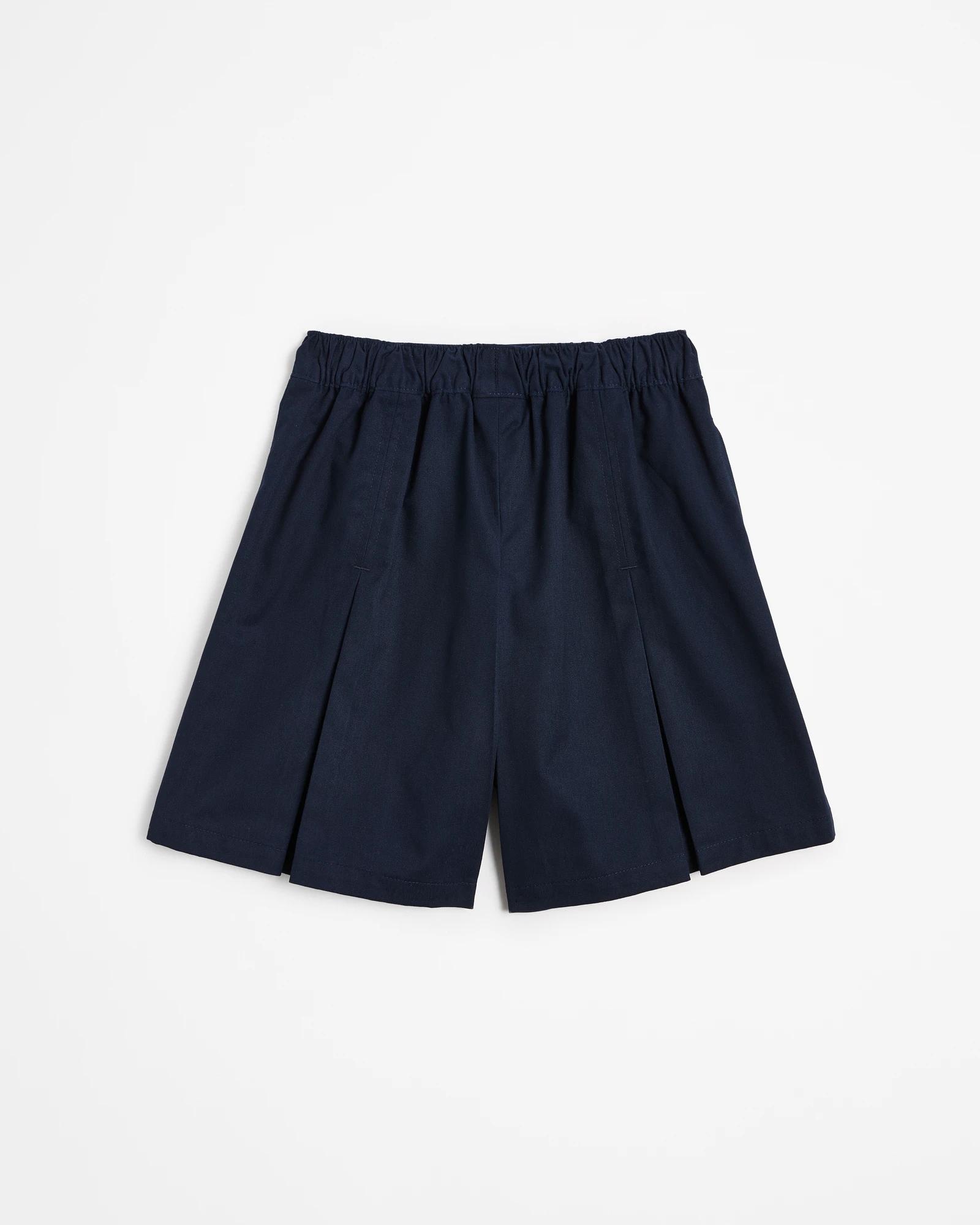 3 Target Kids School Drill Skort — Black, 65% Recycled Polyester / 35% Australian Cotton (3-4) NAVY BLUE, 3 of 3