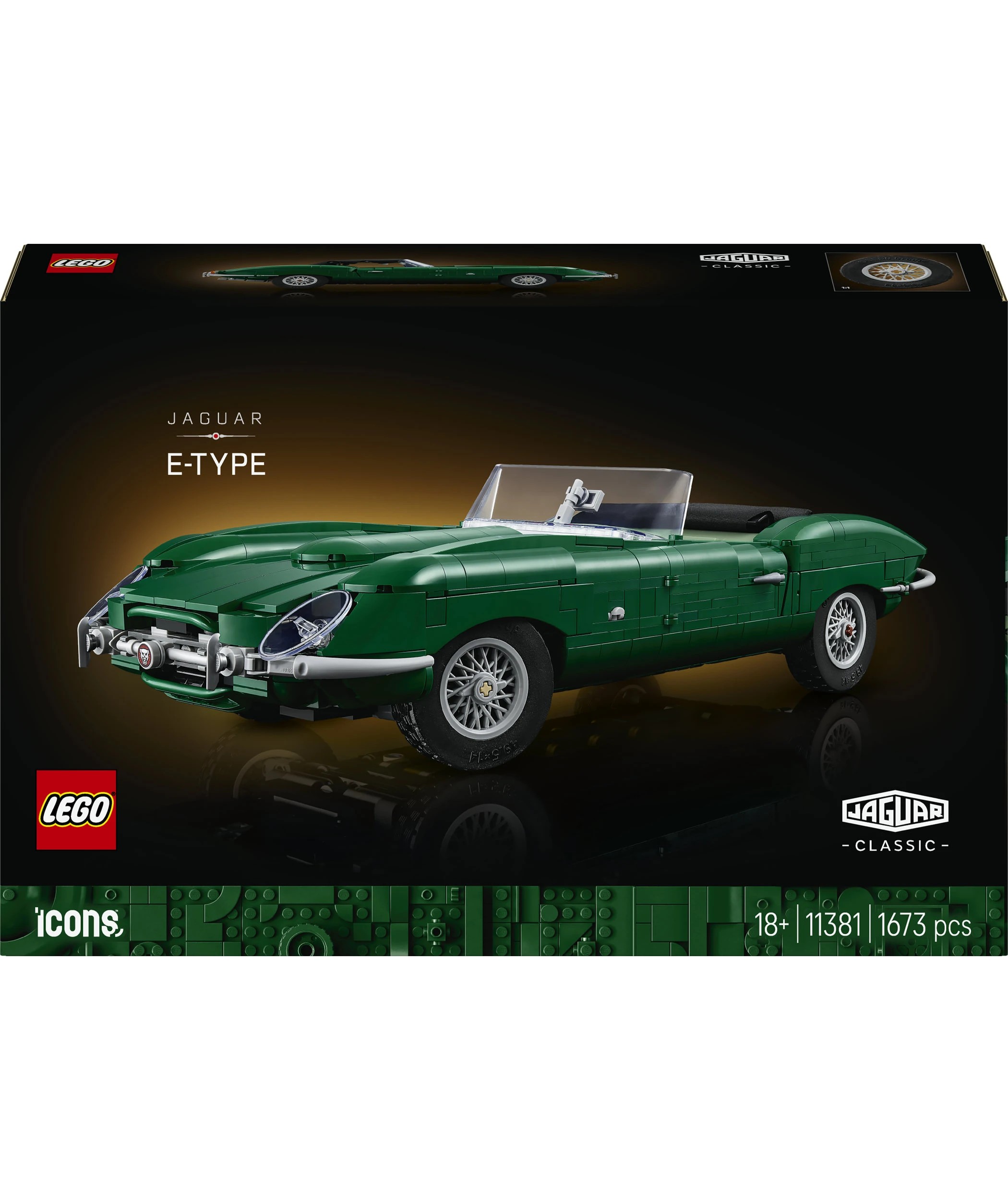 1 LEGO Icons Jaguar E-Type 11381, 1 of 11