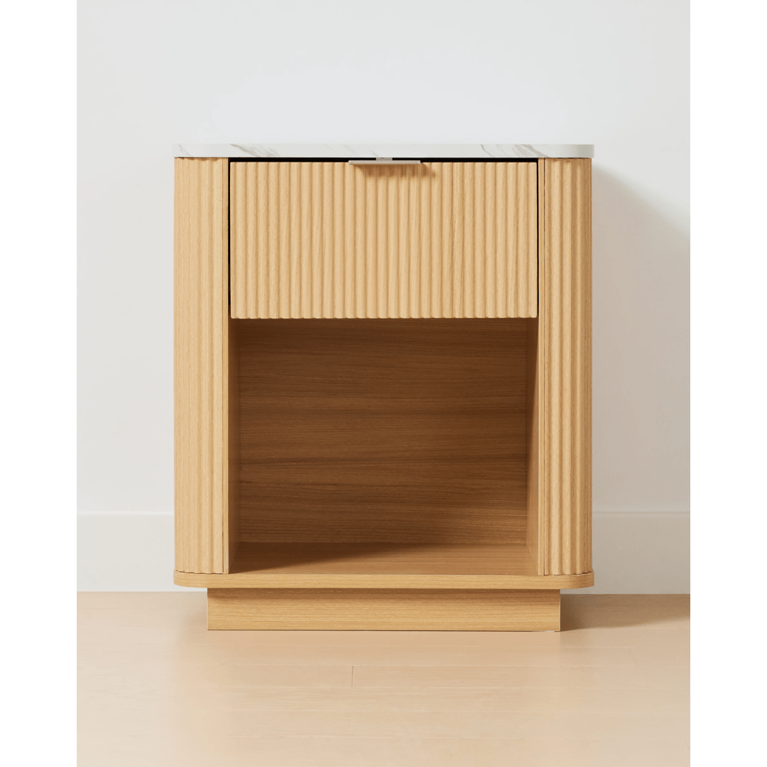 3 Claire Bedside Table - Oak, 3 of 9